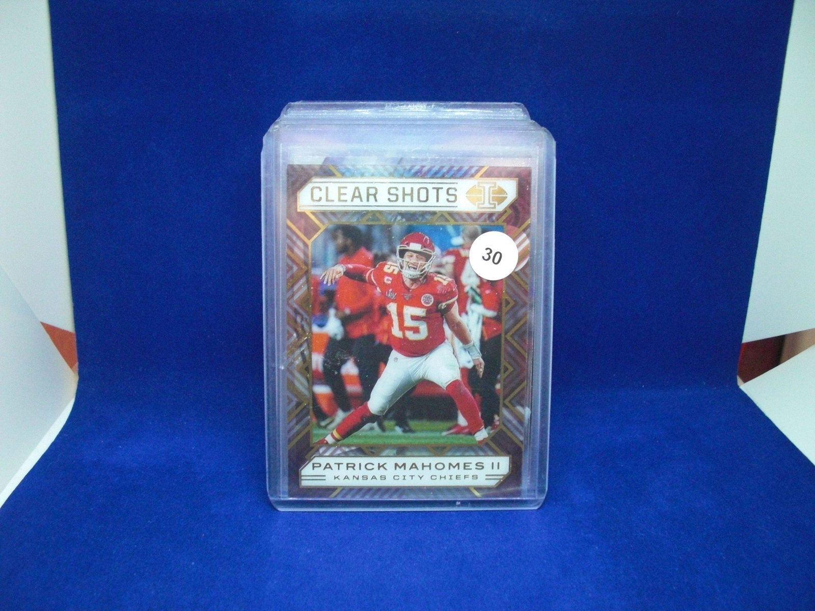 patrick mahomes clear shots: in top loader