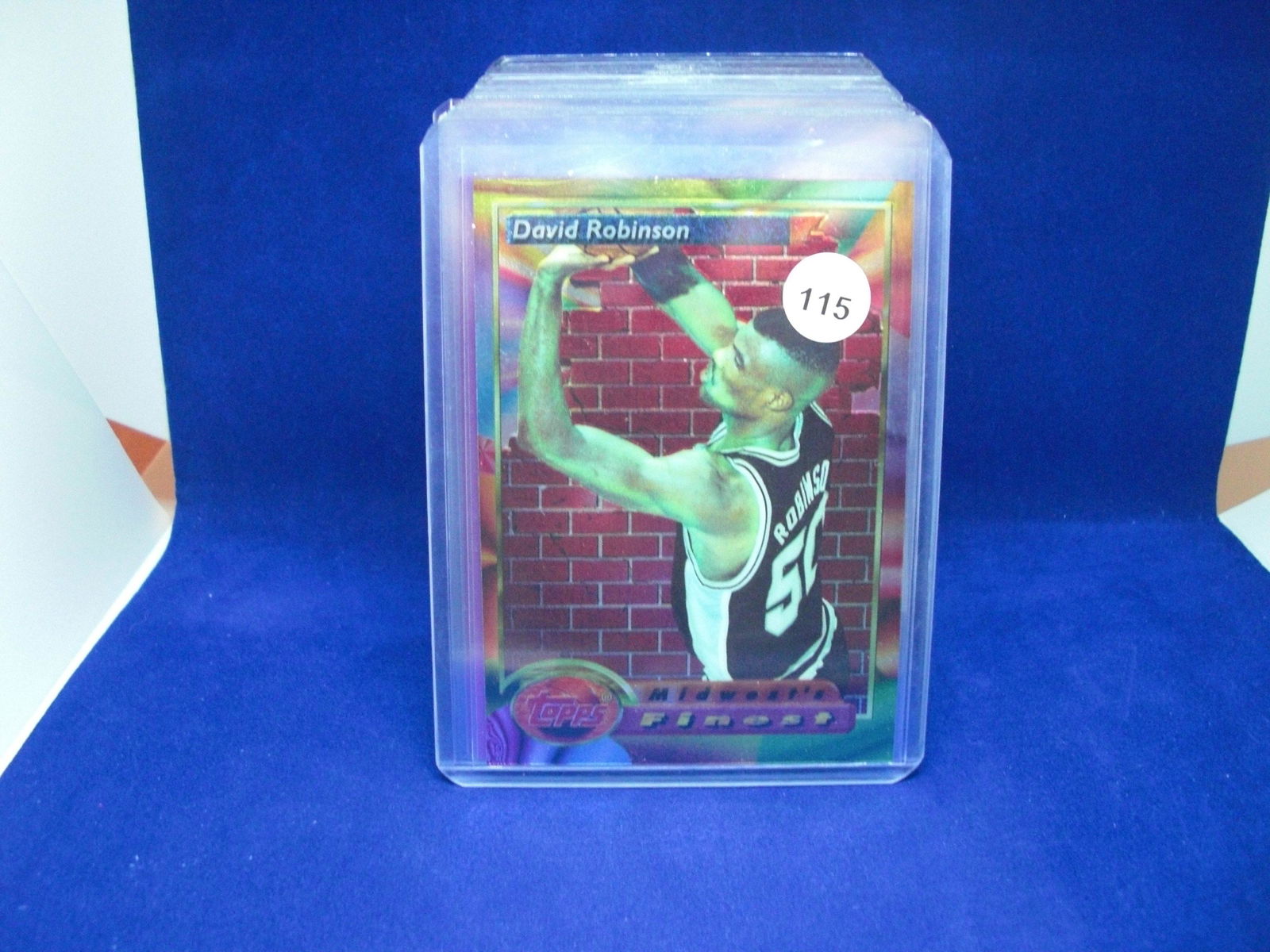 david robinson topps finest: in top loader