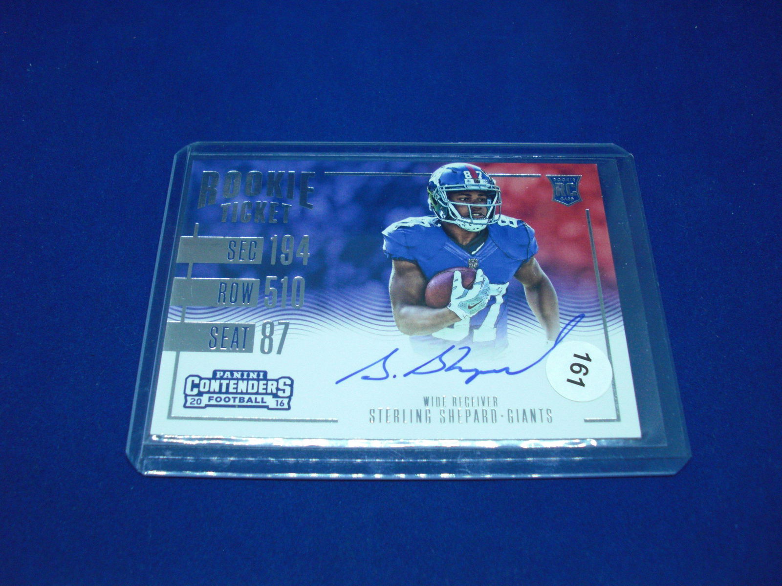 sterling shepard auto rookie (1 of 1)
