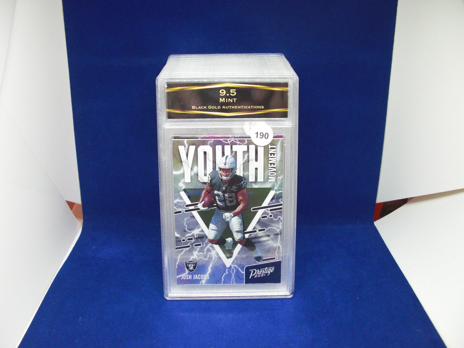 bga graded  josh jacobs mint 9.5 (1 of 1)