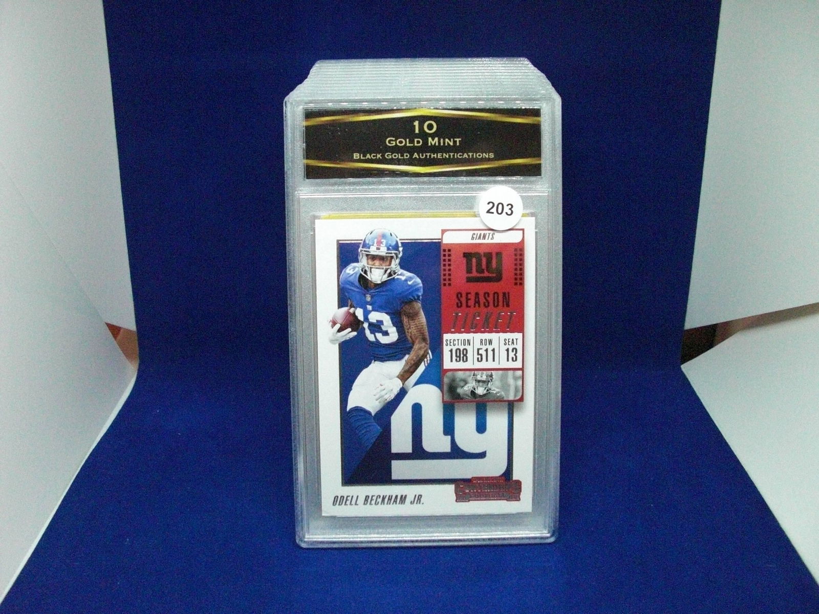 bga graded  odell beckham jr mint 10 (1 of 1)