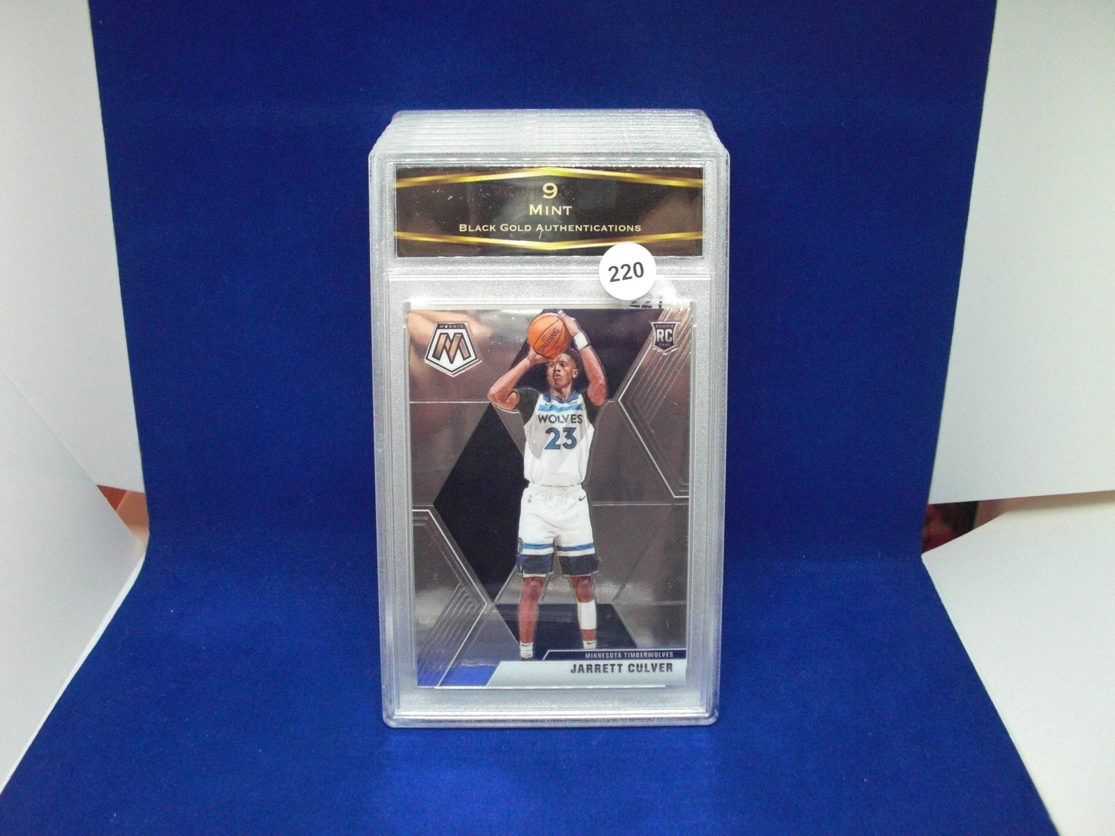 bga graded jarrett culver rookie mint 9: nice graded card