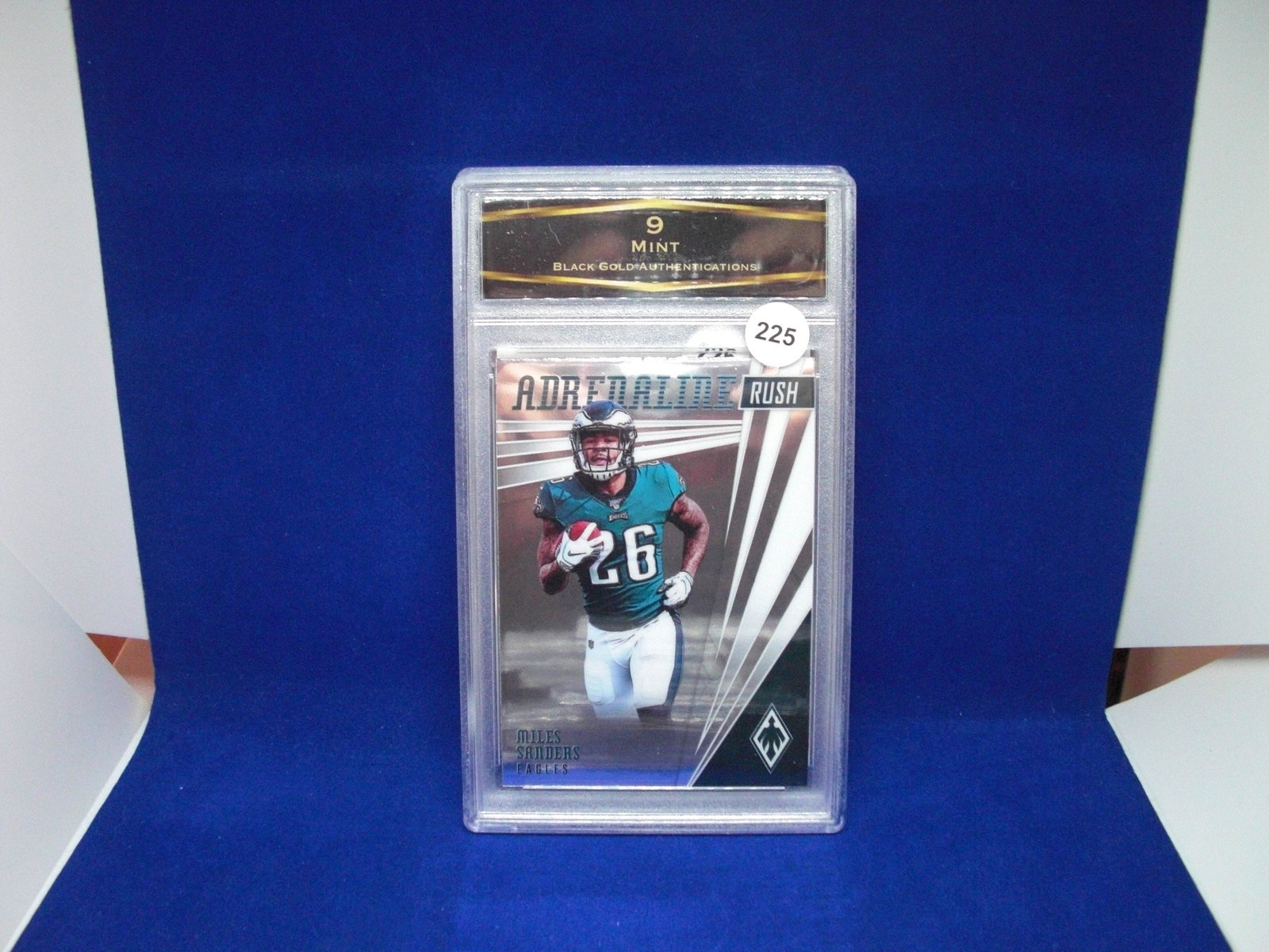 bga graded miles sanders mint 9: nice graded card
