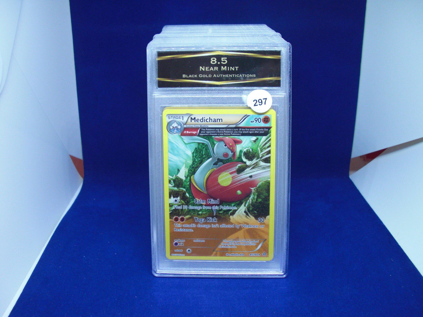 bga graded  pokemon medicham mint 8.5 (1 of 1)