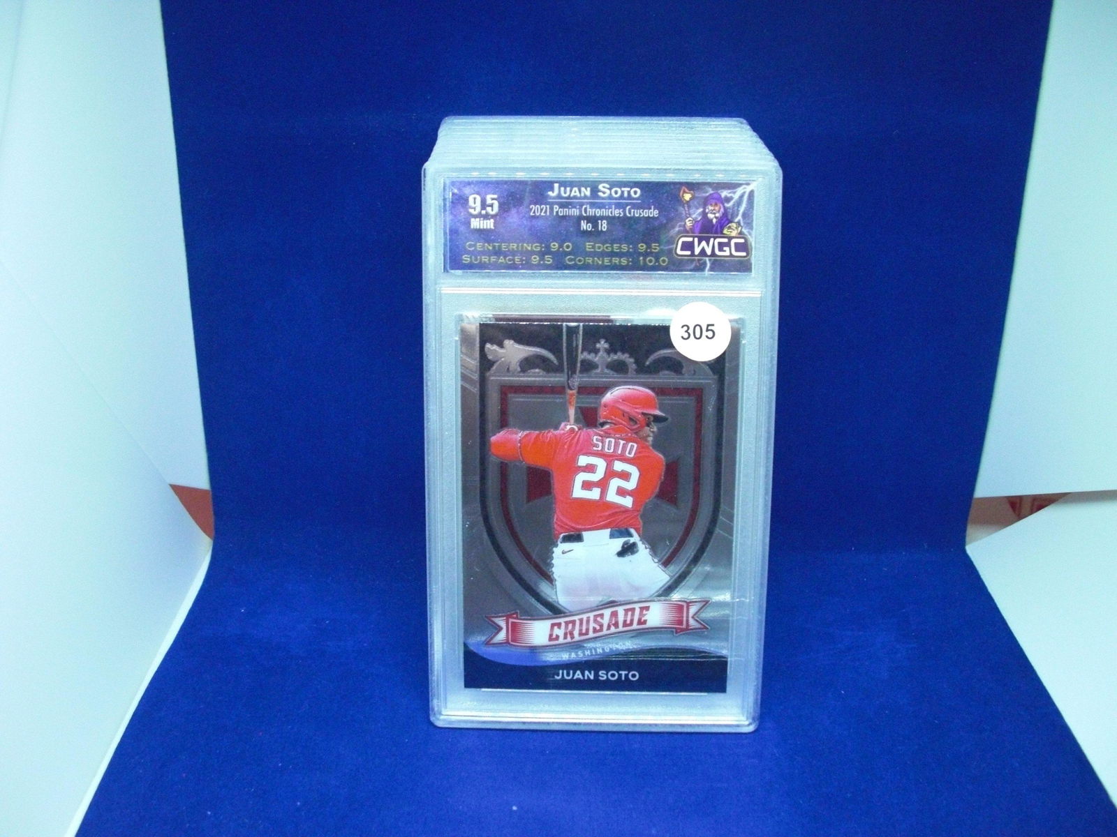 cwtc graded juan soto mint 9.5 (1 of 1)