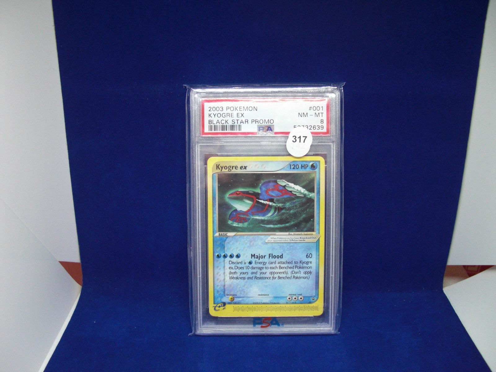 psa graded 2003 kyogre ex pokemon mint 8 (1 of 1)