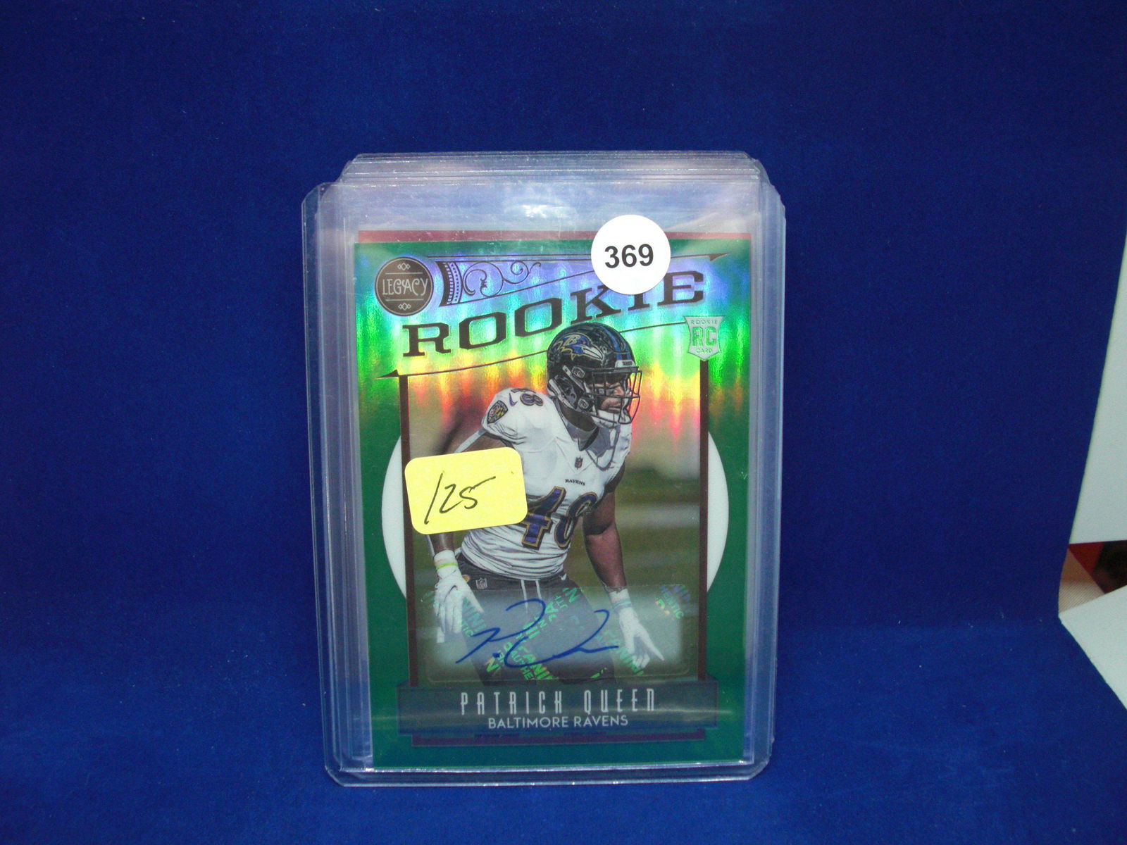 patrick queen auto rookie green #20/25 (1 of 1)