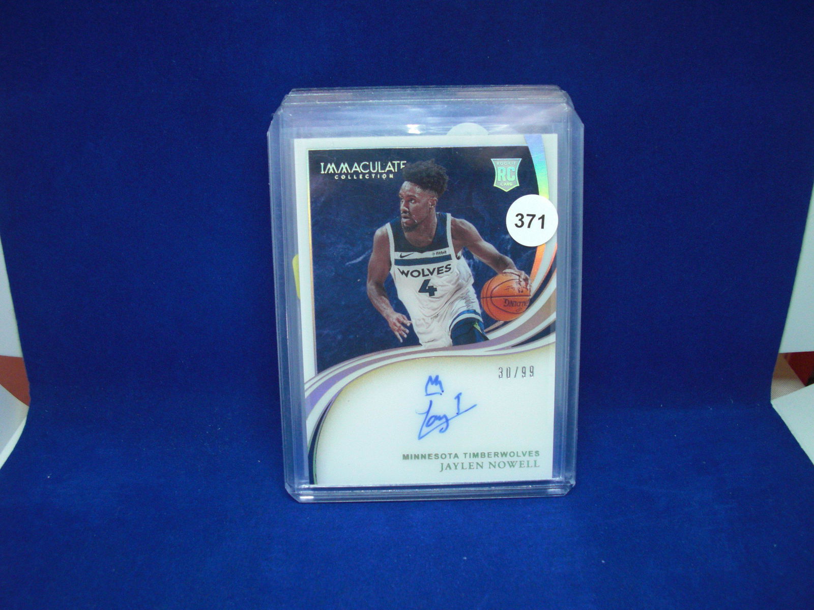 jaylen nowell rookie immaculate auto #30/99 (1 of 1)