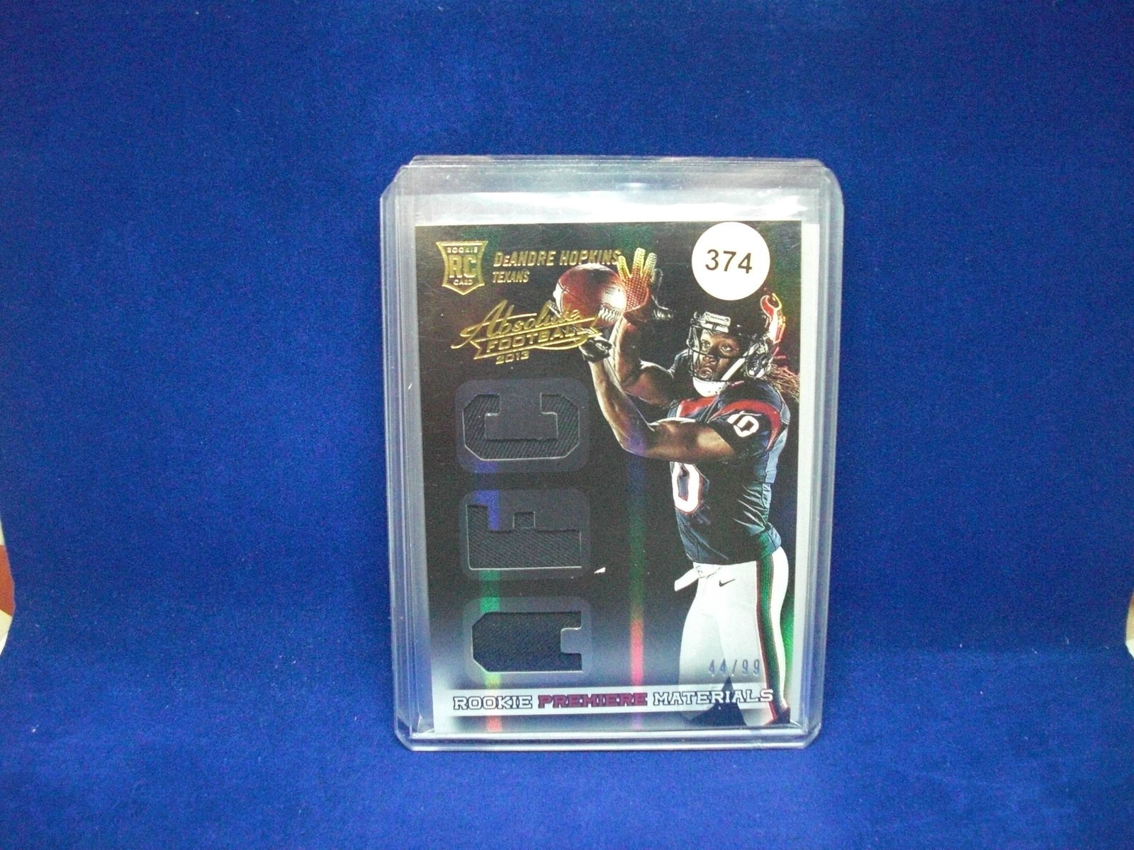 deandre hopkins rookie jersey #44/99 (1 of 1)