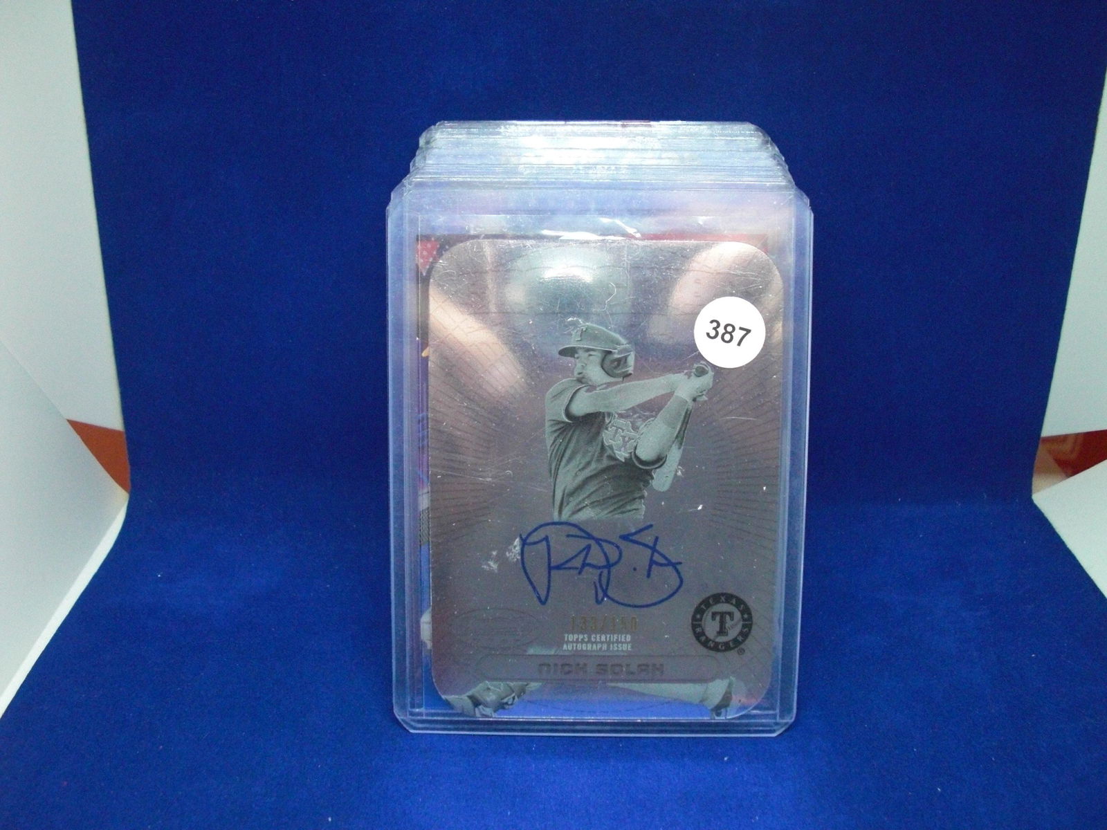 nick solak auto #133/150 (1 of 1)