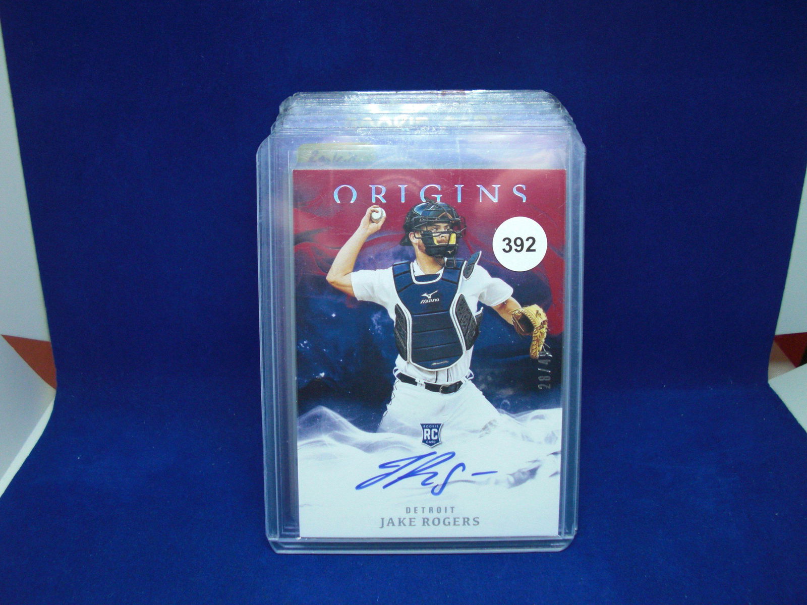 jake rogers auto rookie origins #28/49 (1 of 1)