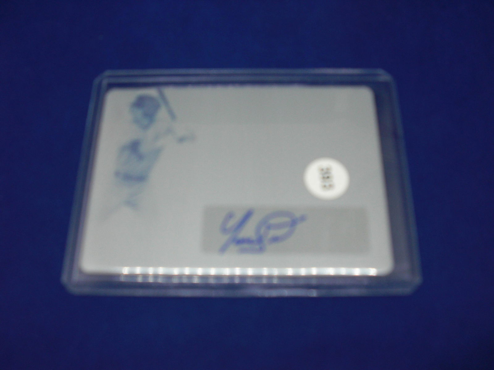 yordys valdes 1/1 printing plate auto (1 of 1)
