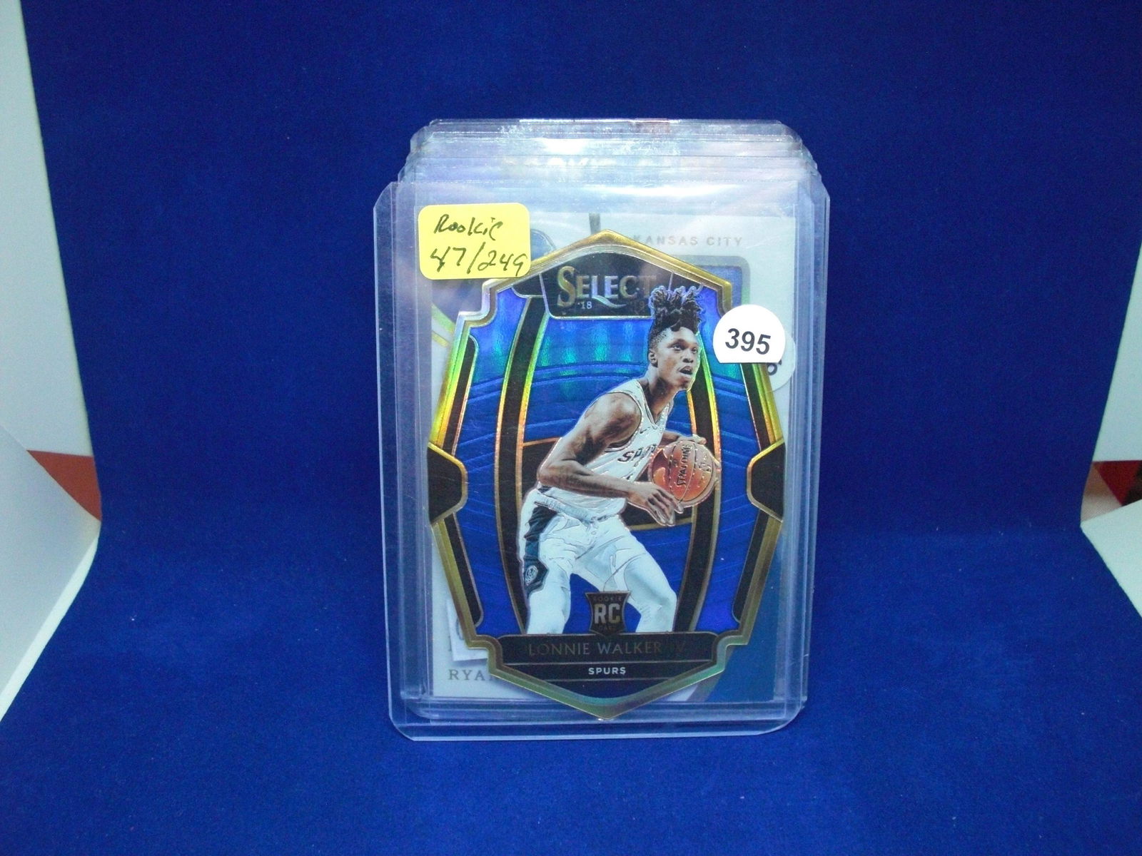 lonnie walker rookie select die cut #47/249 (1 of 1)