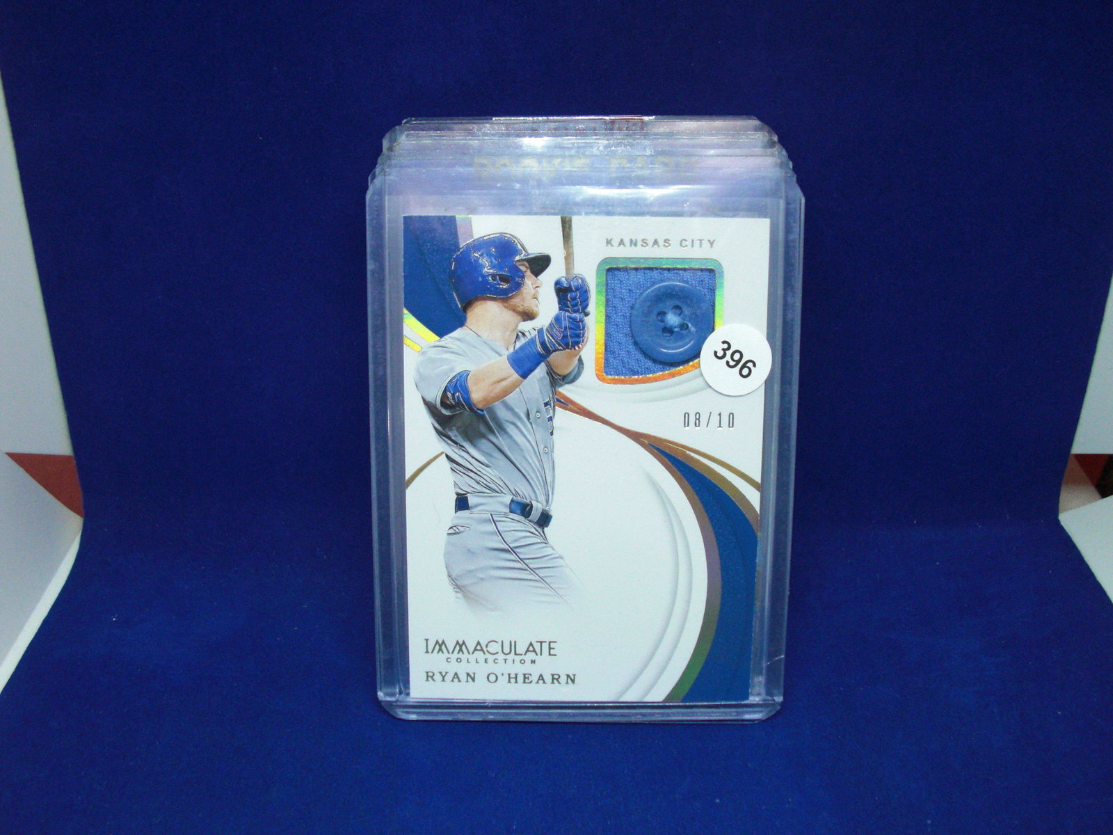 immaculate ryan o'hearn jersey with button #08/10 (1 of 1)
