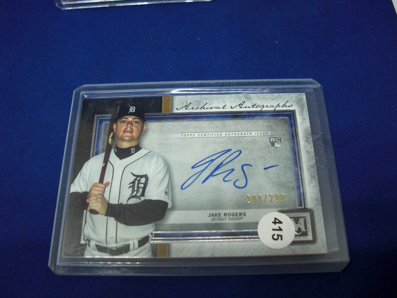 jake rogers auto #200/299 (1 of 1)