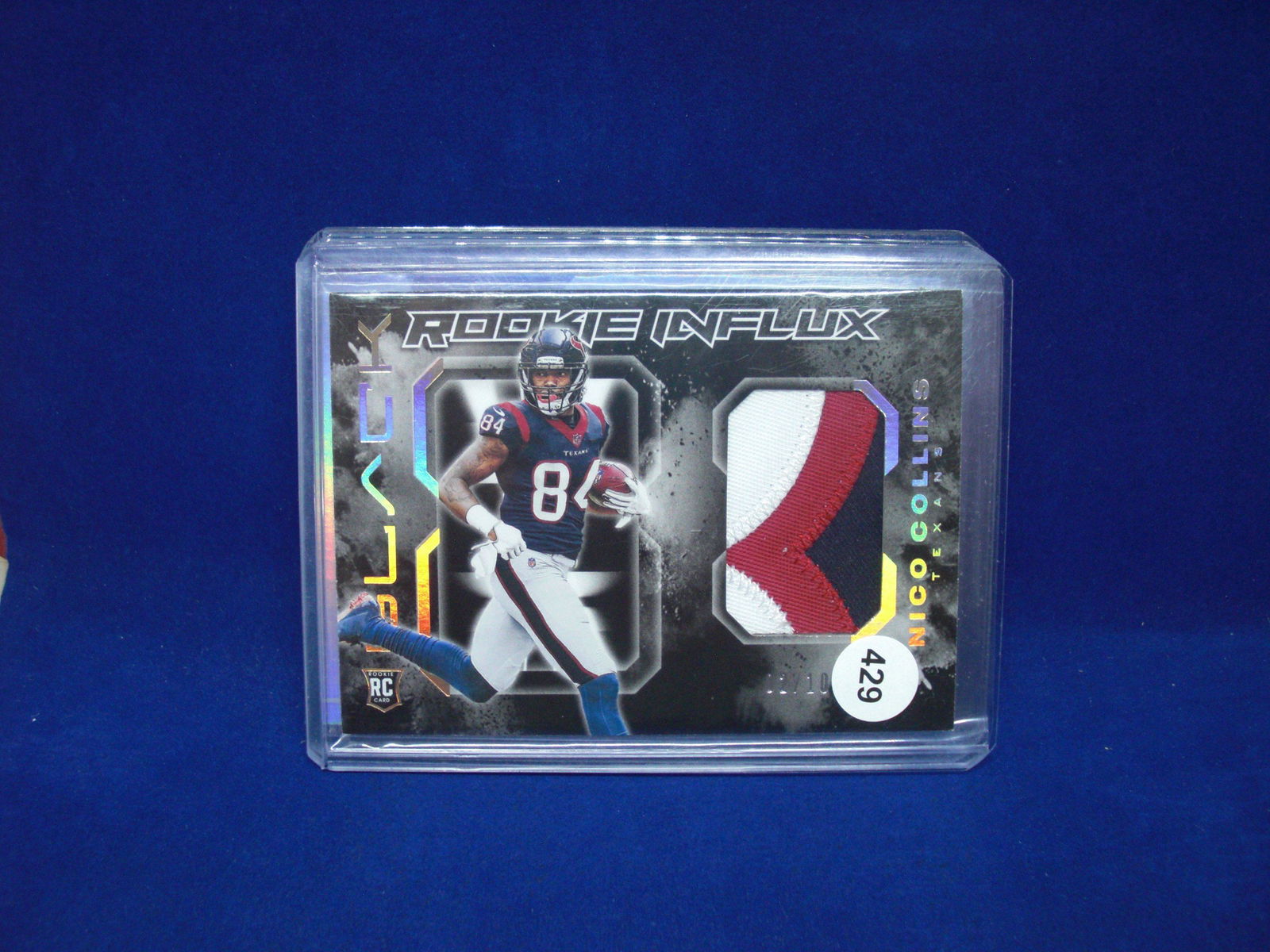 nico collins rookie black patch #2/10 (1 of 1)