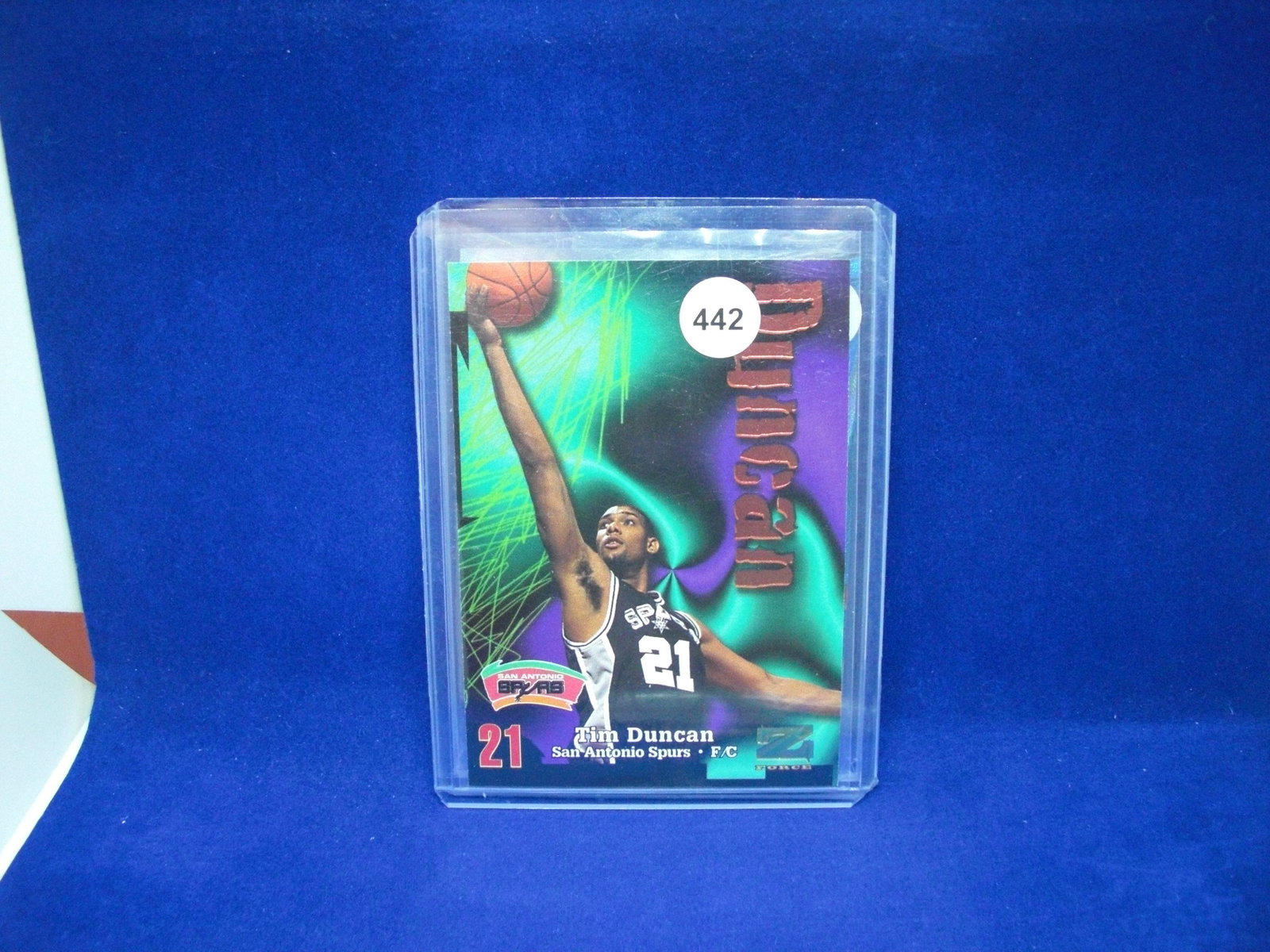 tim duncan: in top loader