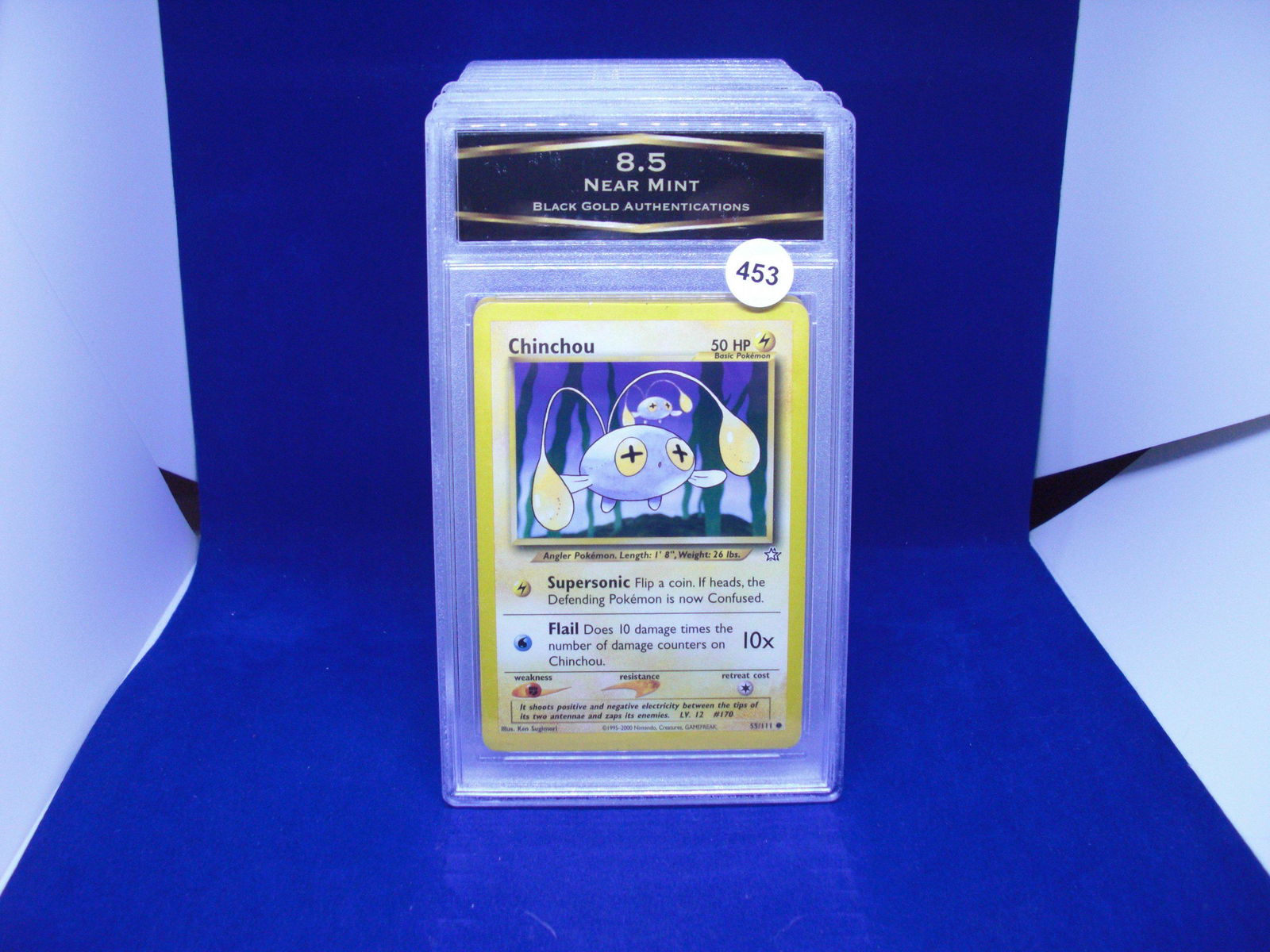 bga graded pokemon chinchou mint 8.5 (1 of 1)