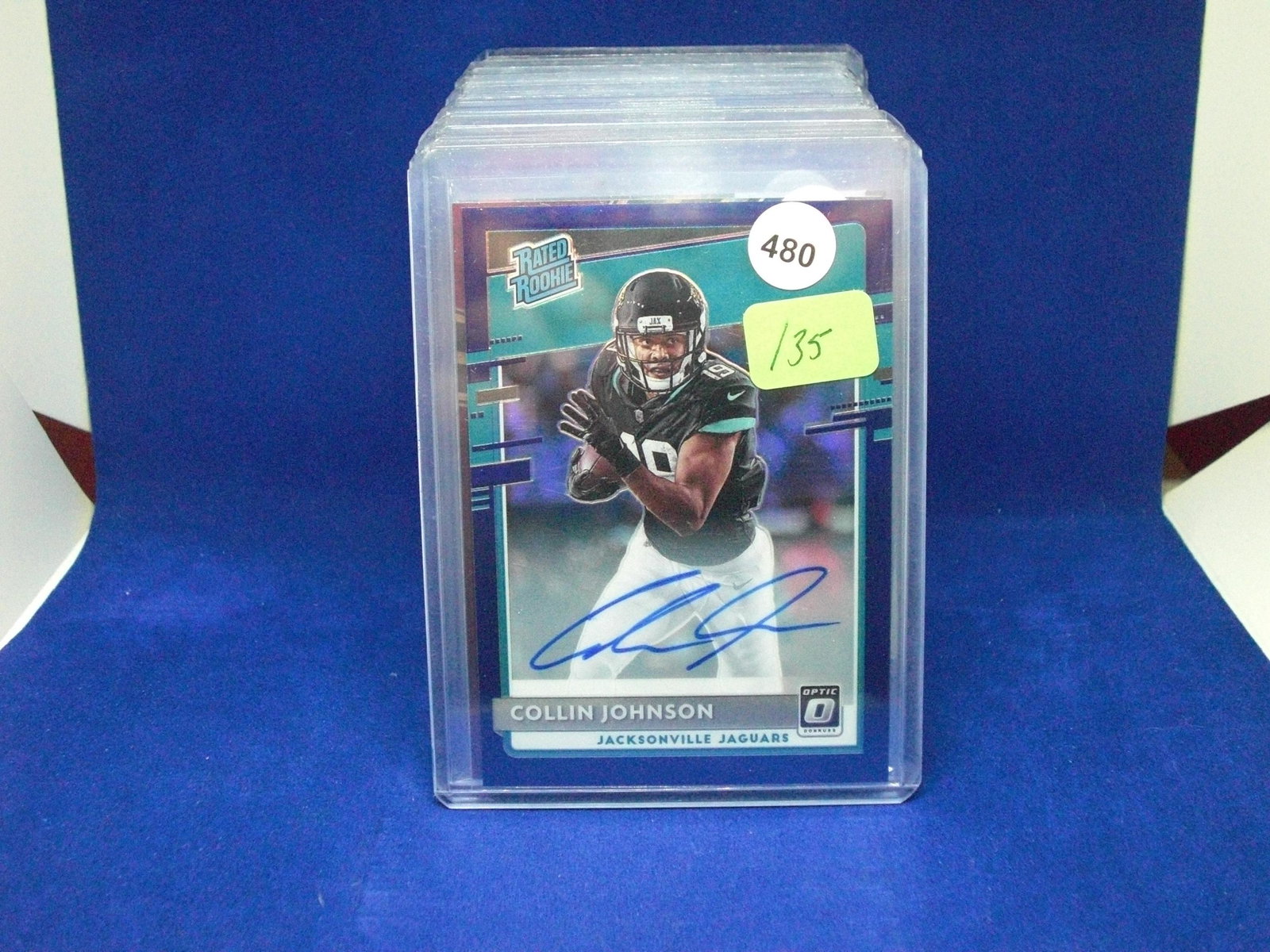 collin johnson auto rookie blue #13/35 (1 of 1)