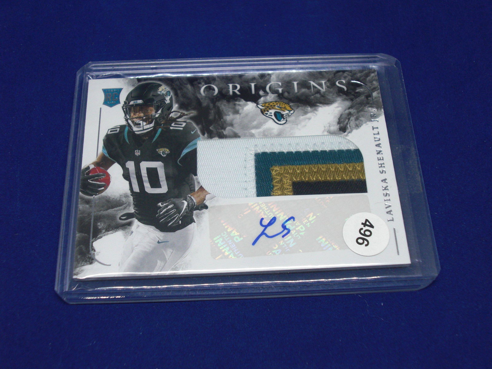 laviska shenault auto/patch rookie origins (1 of 1)