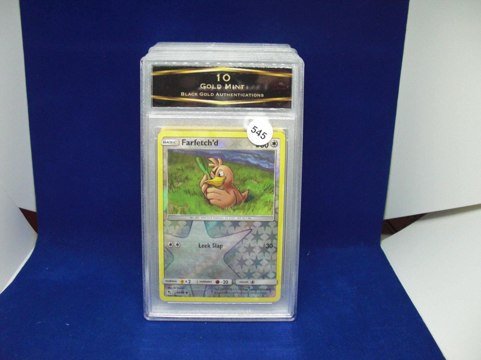 bga graded pokemon farfetch'd mint 10 (1 of 1)