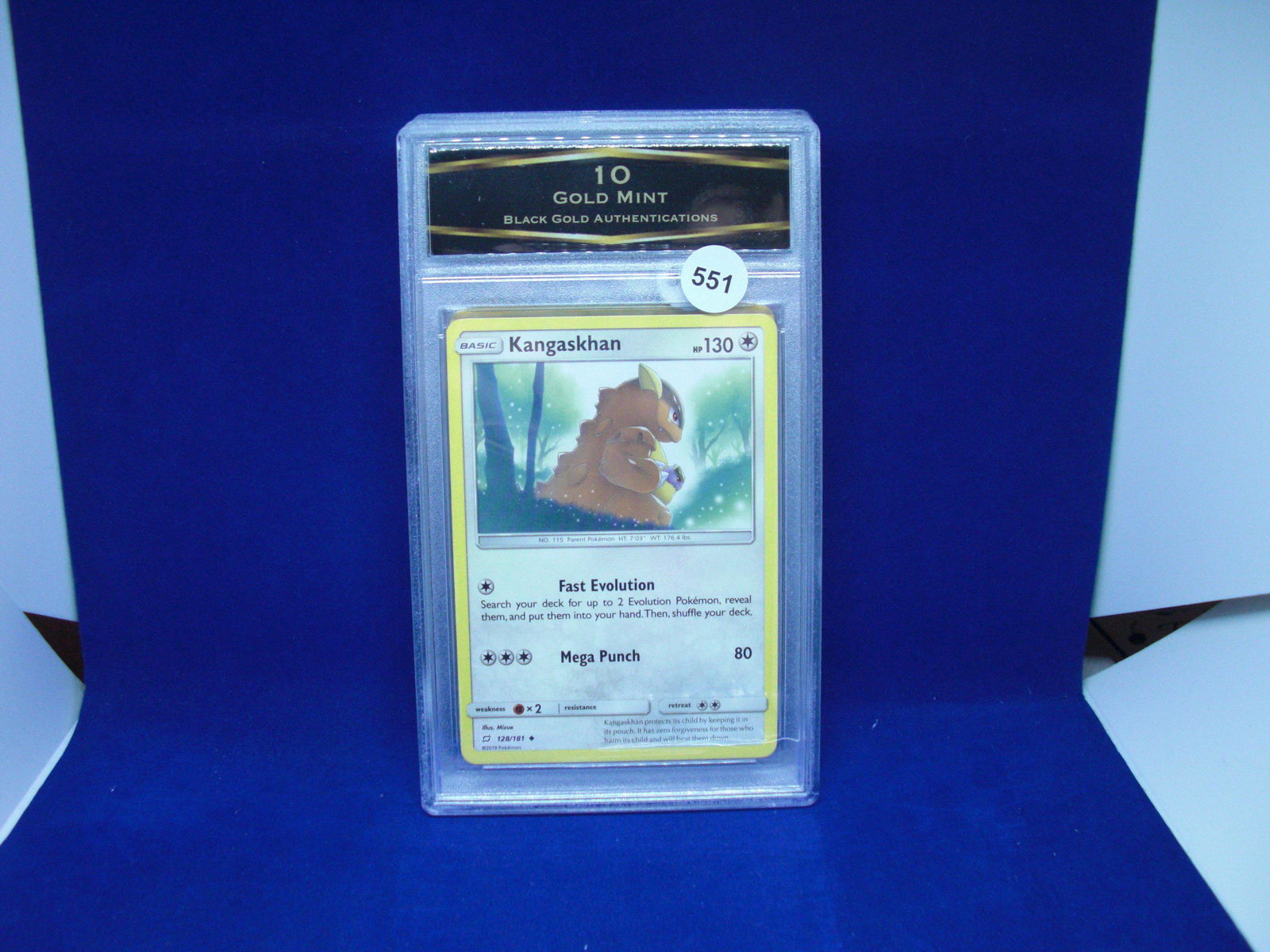 bga graded pokemon kangaskhan mint 10 (1 of 1)