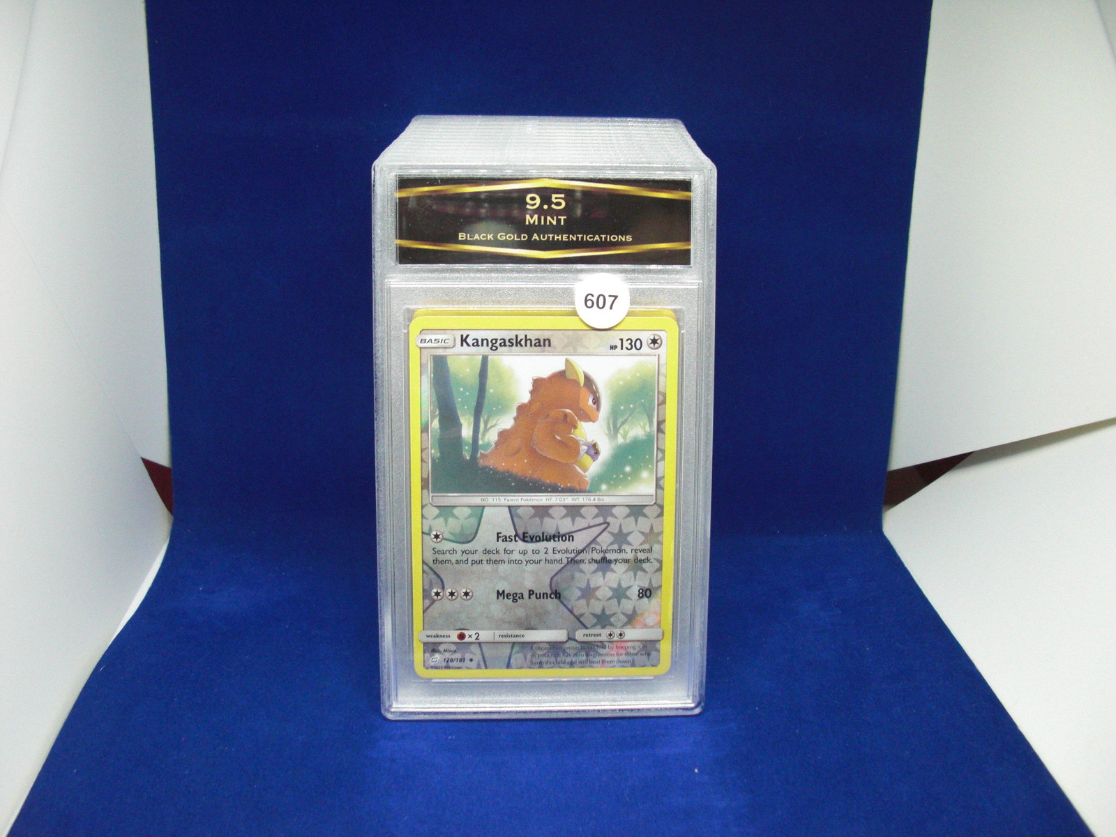 bga graded pokemon mint 9.5 kangaskhan: nice graded card