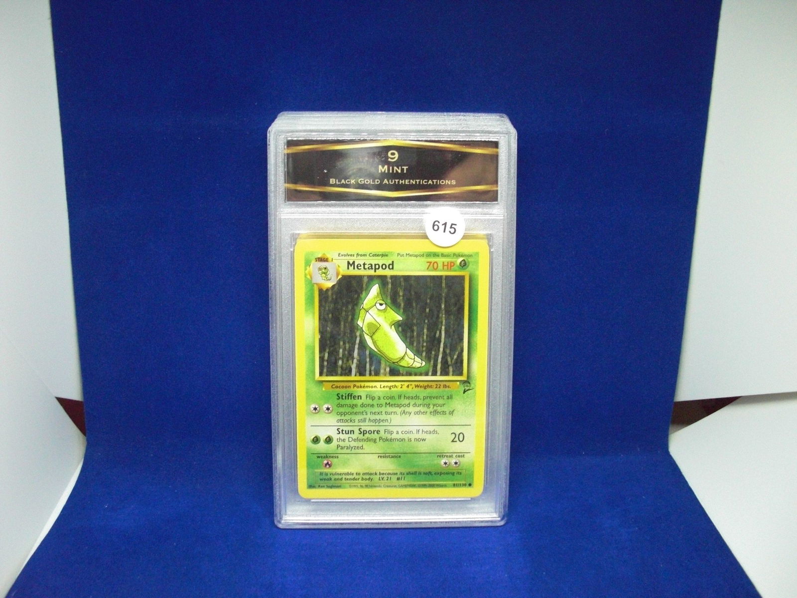bga graded pokemon mint 9 metapod (1 of 1)