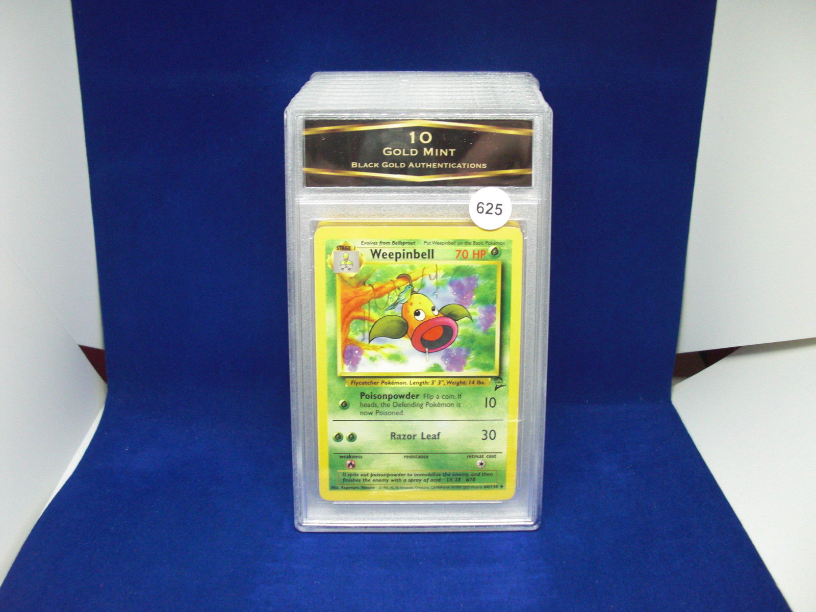 bga graded pokemon mint 10 weepinbell (1 of 1)