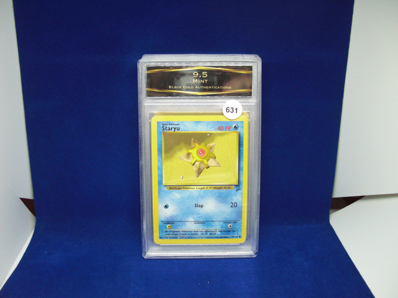 bga graded pokemon mint 9.5 staryu (1 of 1)