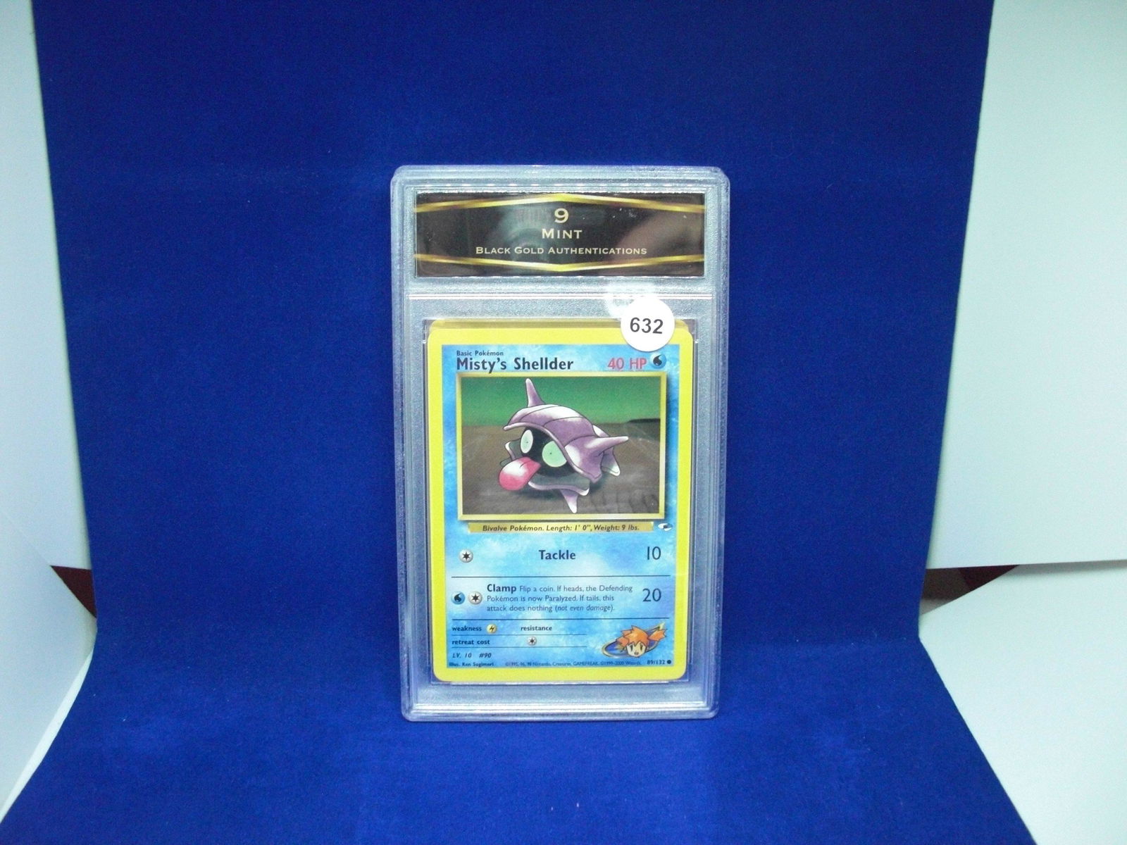 bga graded pokemon mint 9 mistys shellder (1 of 1)
