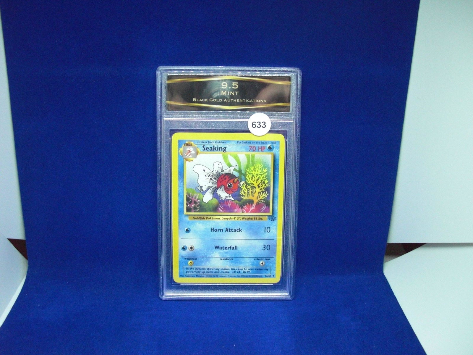 bga graded pokemon mint 9.5 seaking (1 of 1)