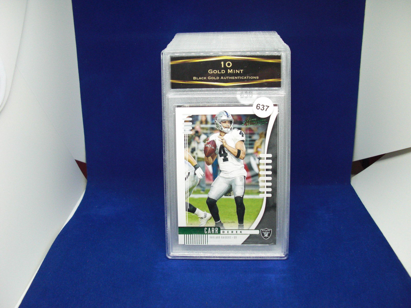 bga graded mint 10 derek carr (1 of 1)