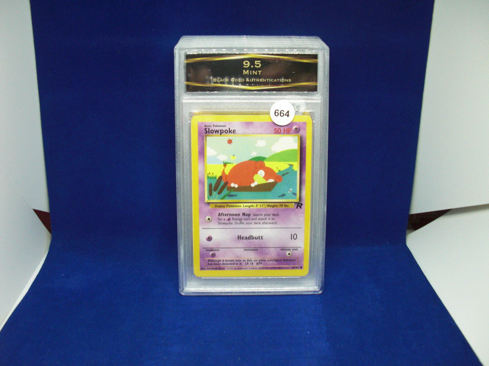bga graded pokemon mint 9.5 slowpoke (1 of 1)