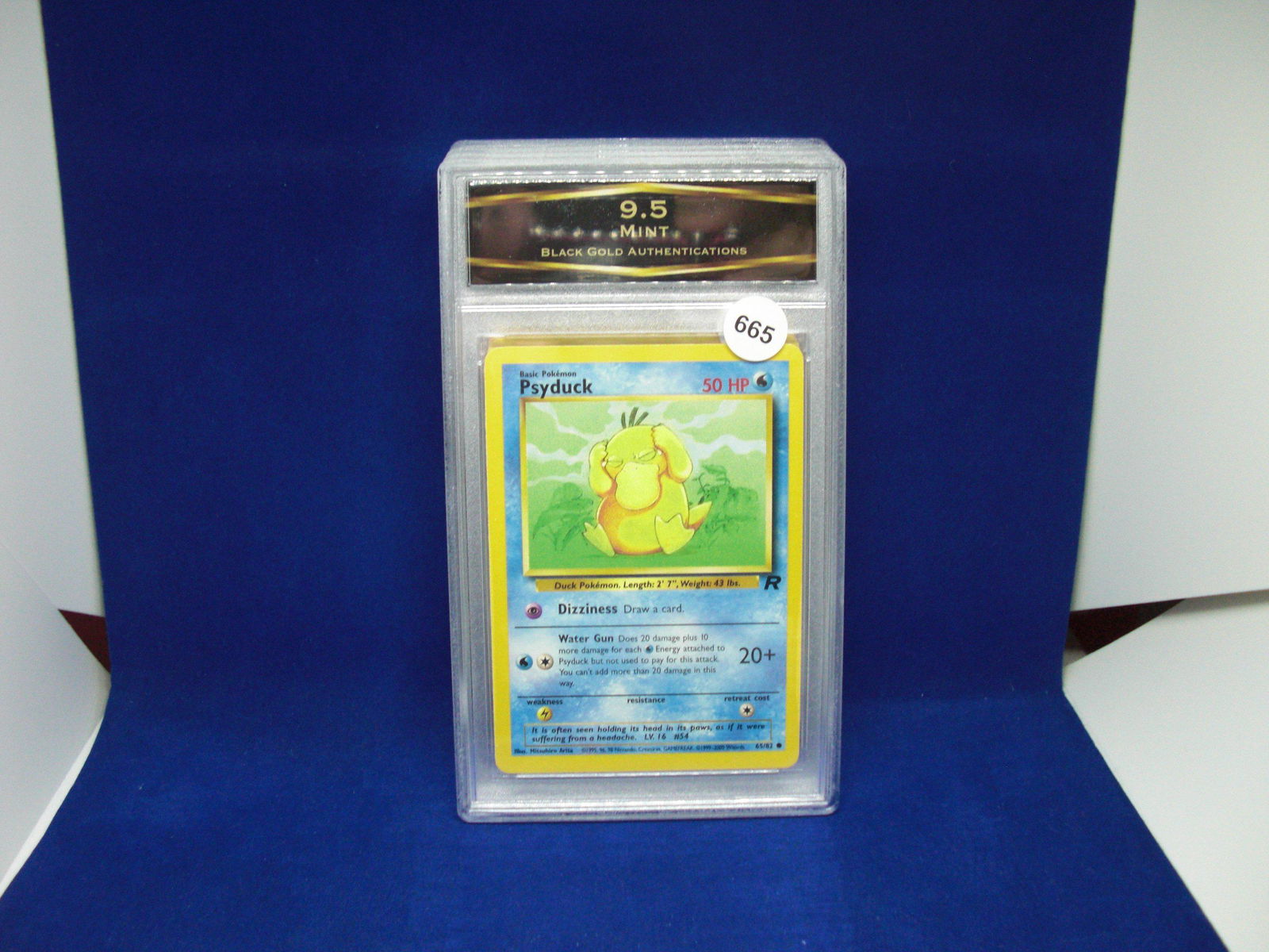 bga graded pokemon mint 9.5 psyduck: nice graded card