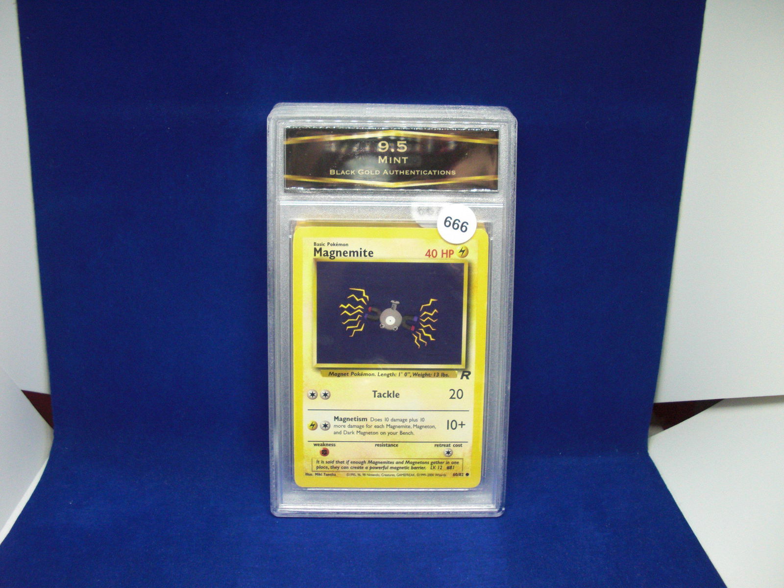 bga graded pokemon mint 9.5 magnemite (1 of 1)