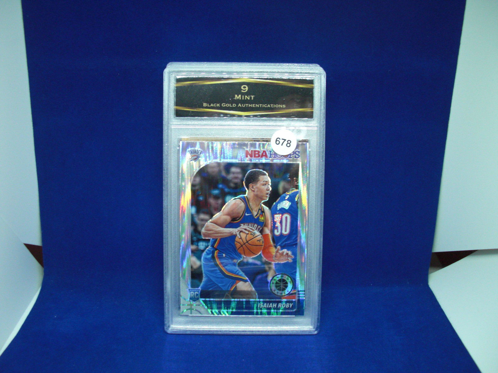 bga graded mint 9 isaiah roby rookie: nice graded card