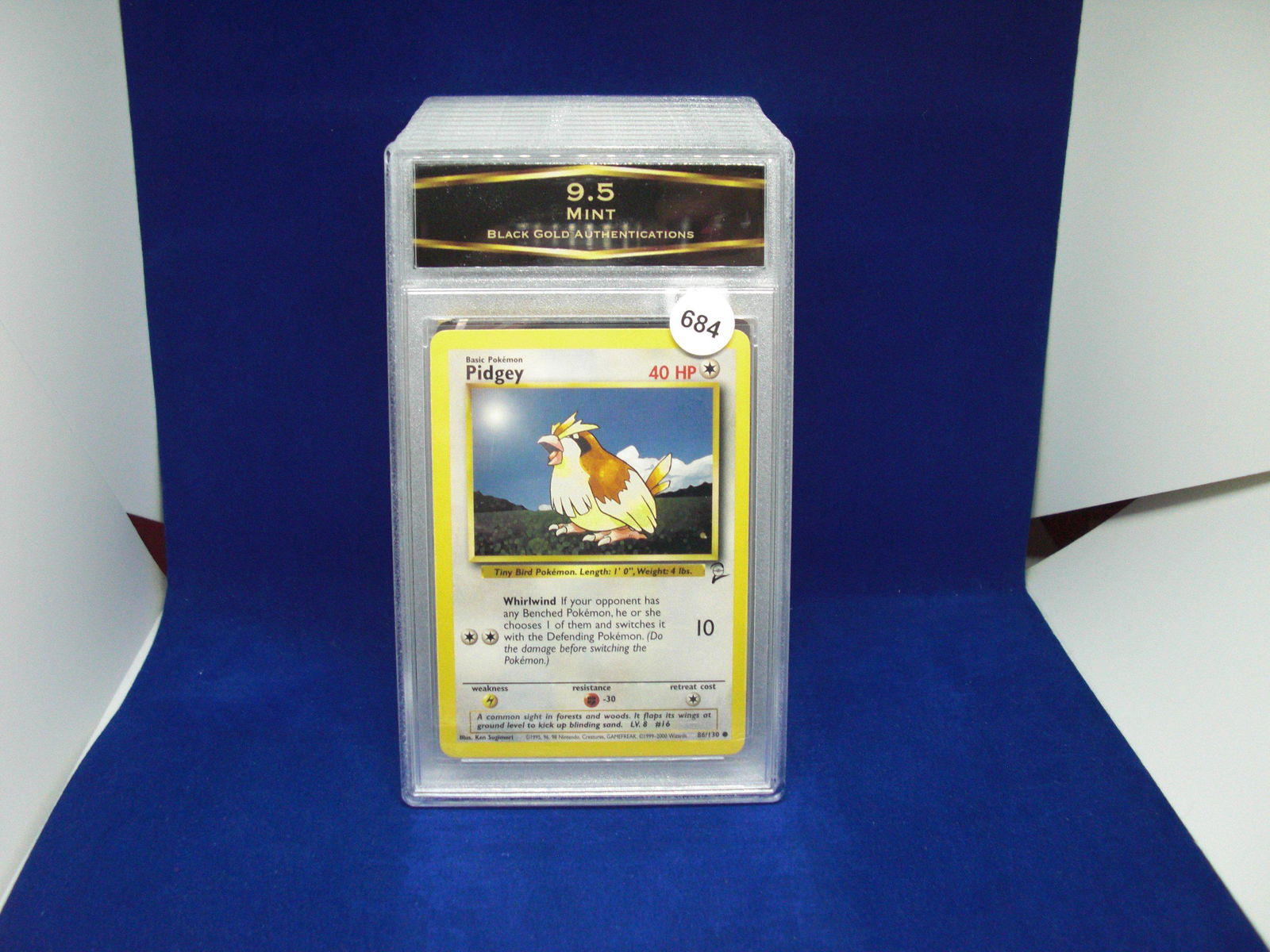 bga graded pokemon mint 9.5 pidgey (1 of 1)
