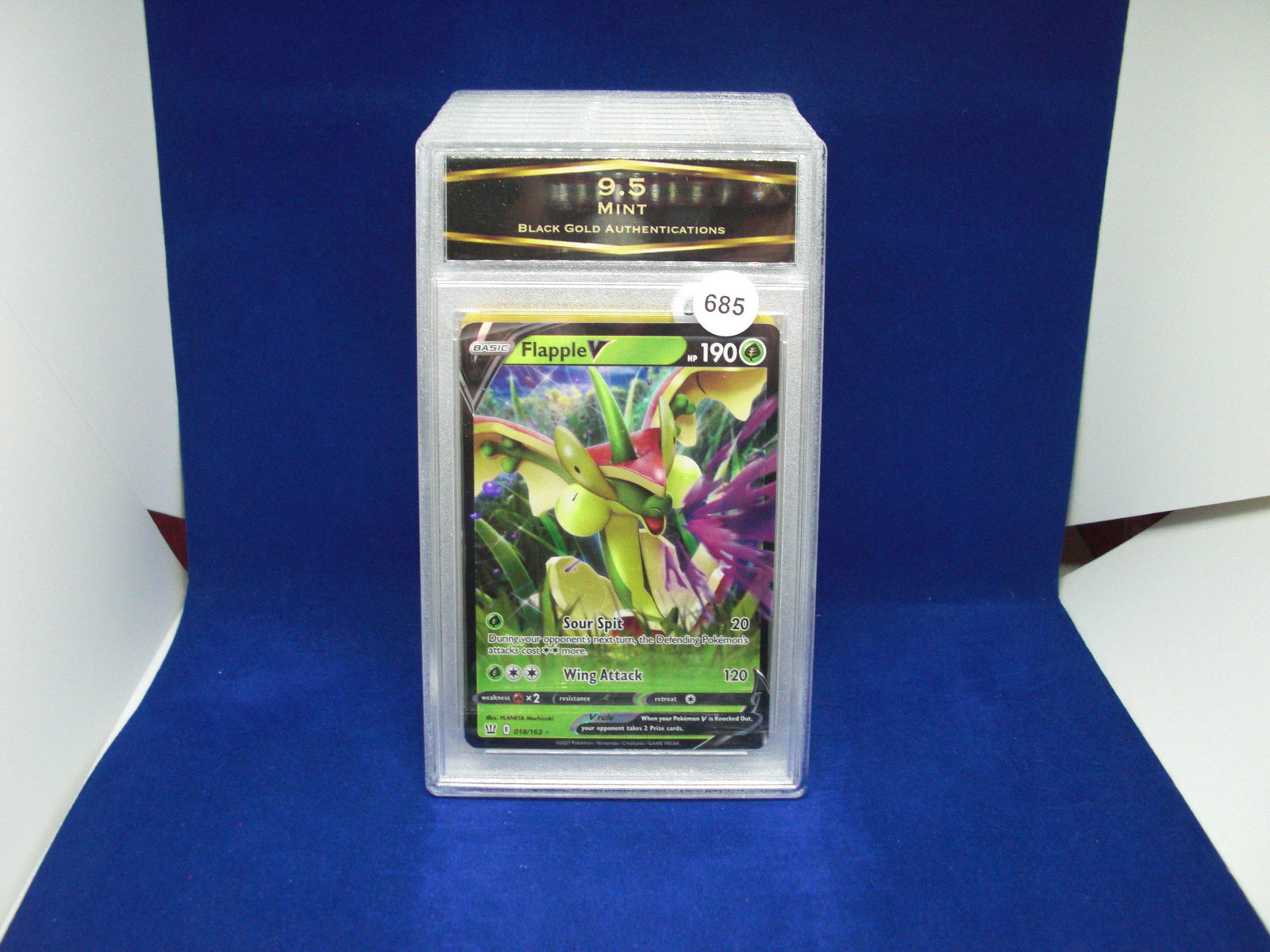 bga graded pokemon mint 9.5 flapplev (1 of 1)