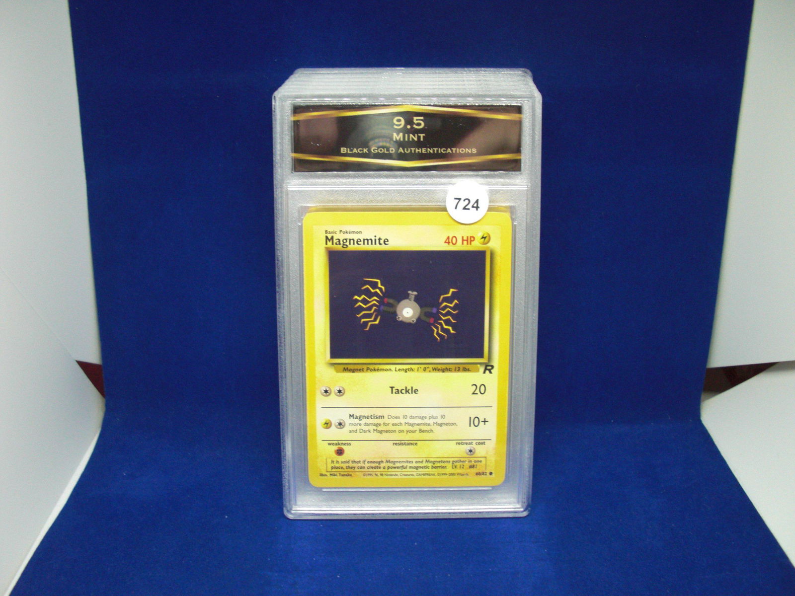 bga graded pokemon mint 9.5 magnemite (1 of 1)