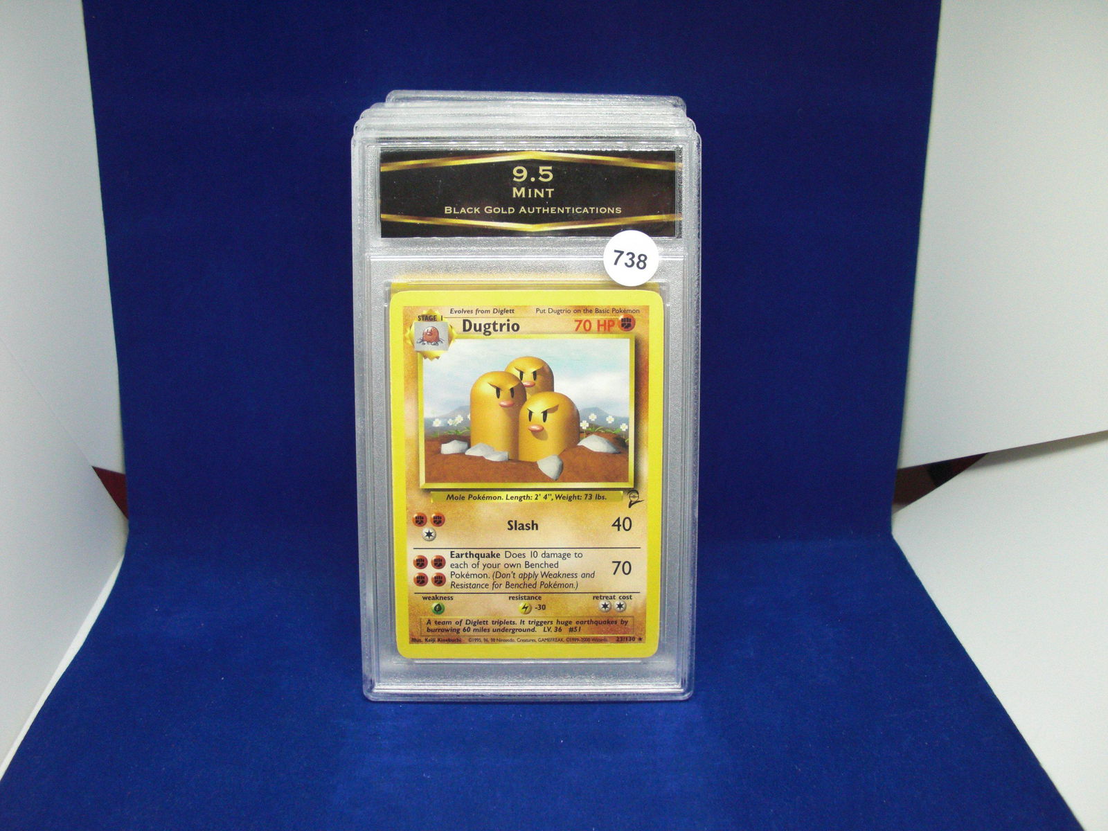 bga graded pokemon mint 9.5 dugtrio (1 of 1)