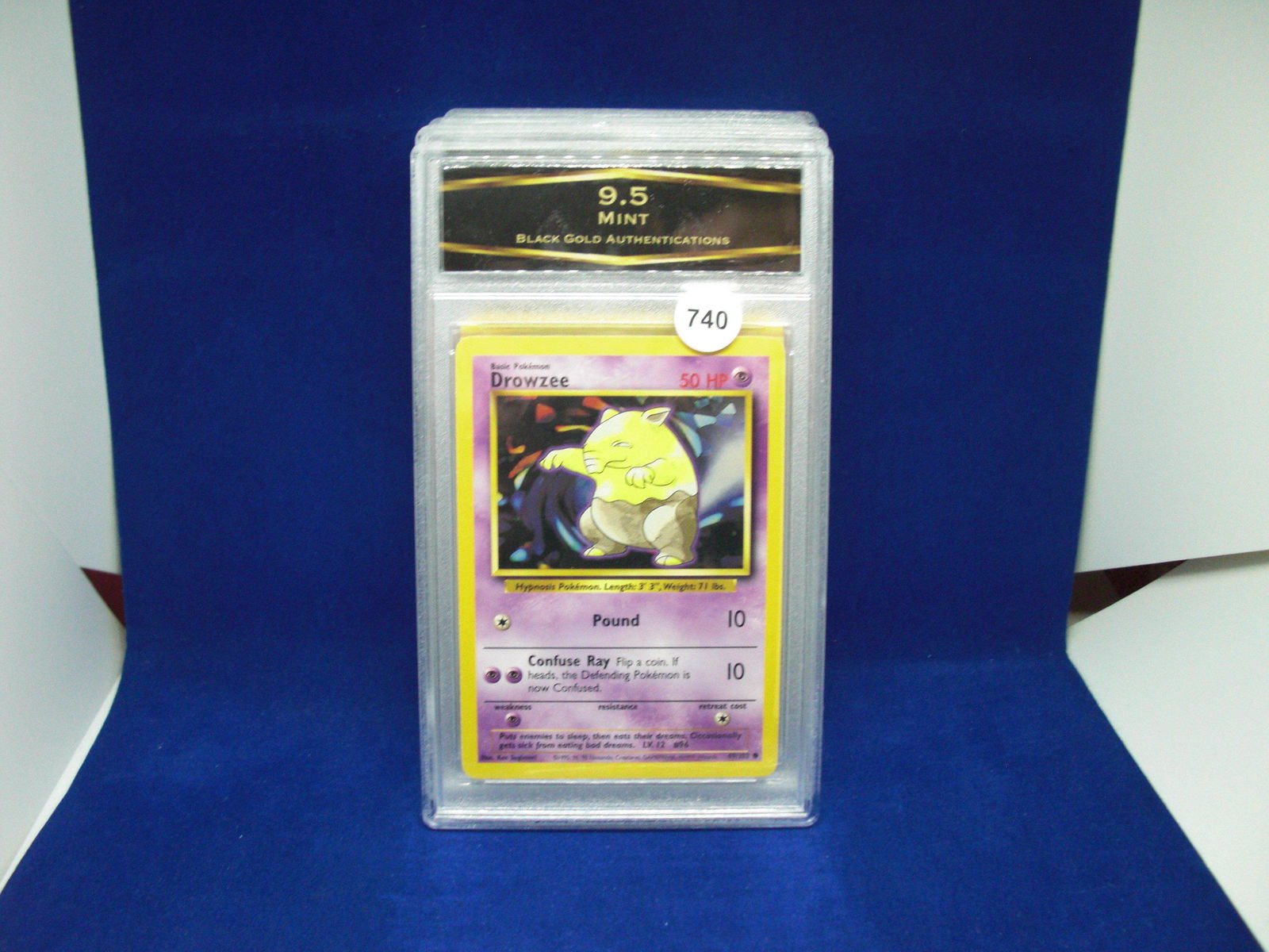 bga graded pokemon mint 9.5 drowzee (1 of 1)