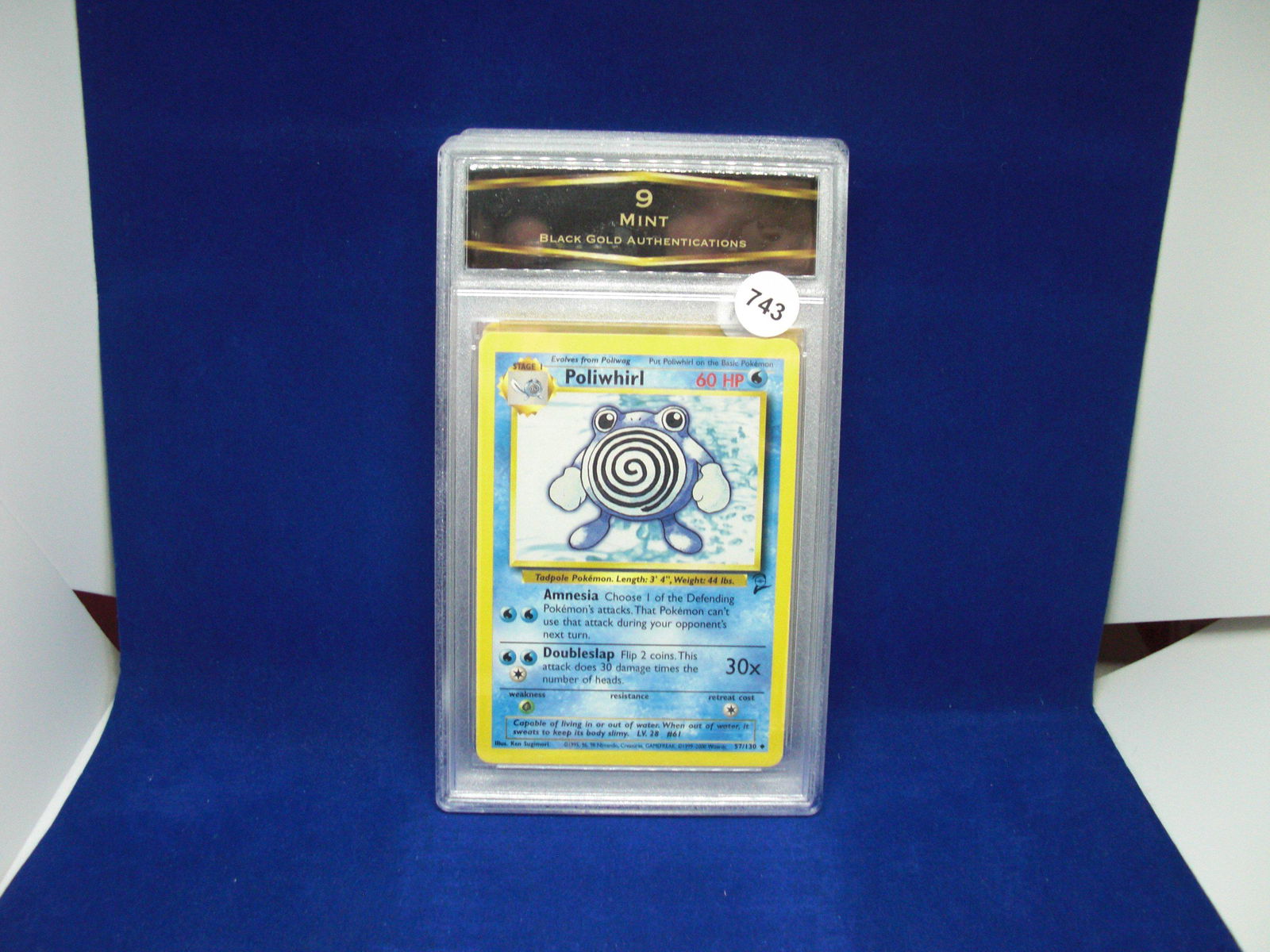bga graded pokemon mint 9 poliwhirl (1 of 1)