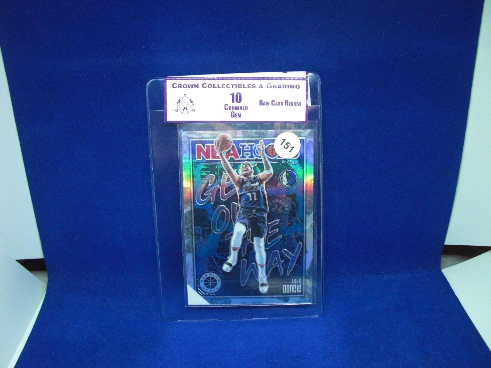 cc@c raw review graded mint 10 luka doncic get out the way (1 of 1)