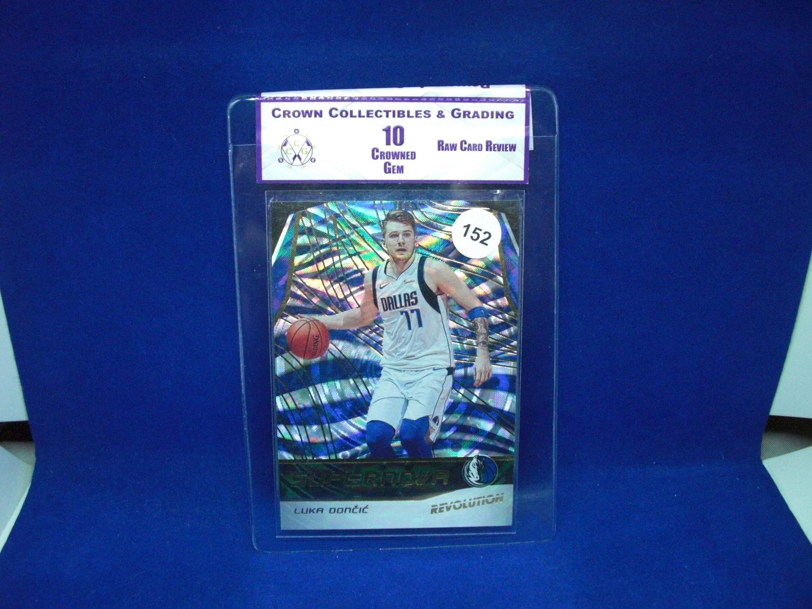 cc@c raw review graded mint 10 luka doncic supernova (1 of 1)