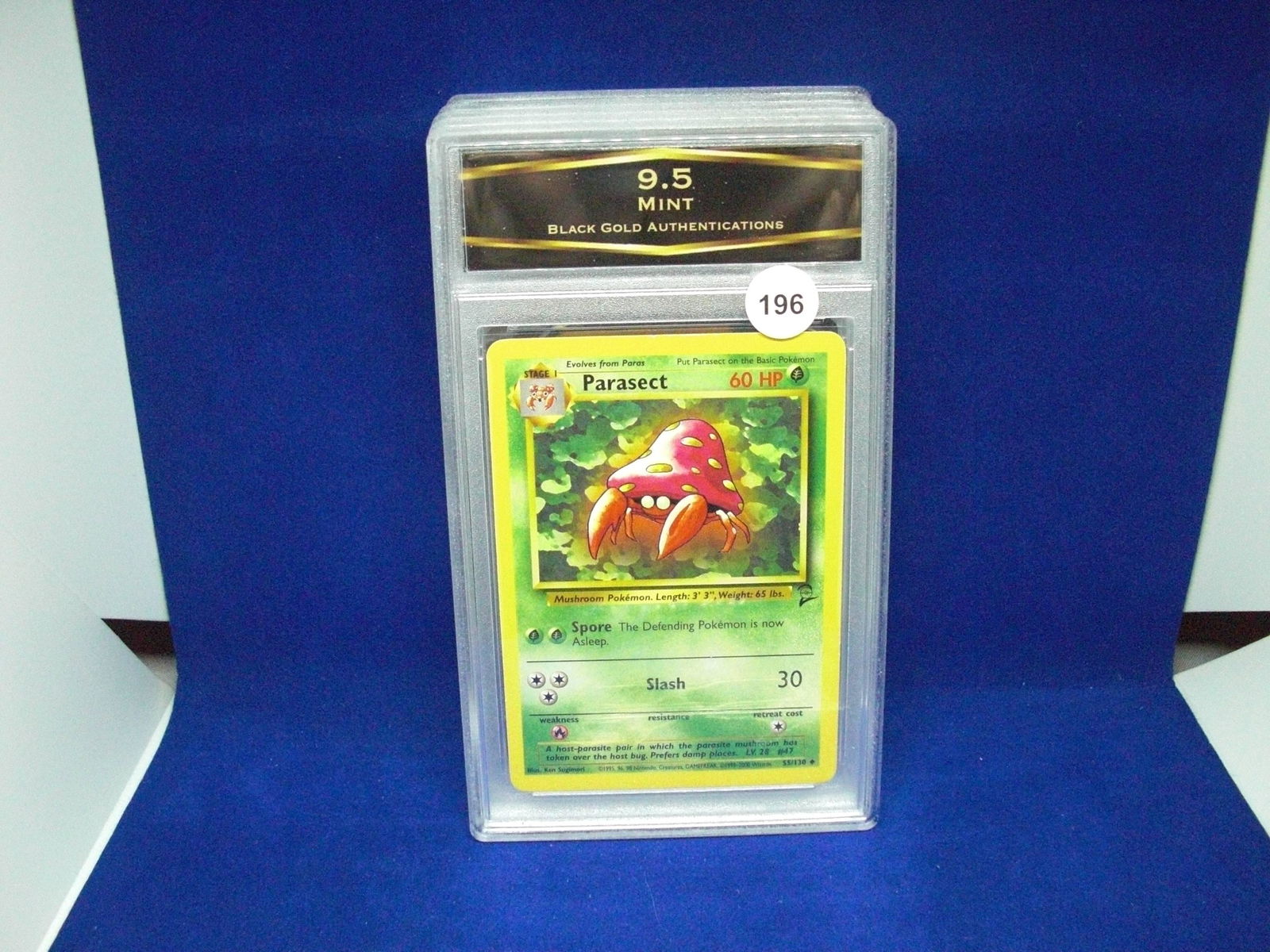 bga graded mint 9.5 pokemon parasect (1 of 1)