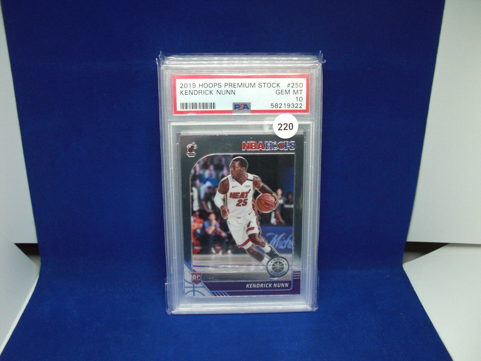 psa graded mint 10 kendrick nunn rookie (1 of 1)