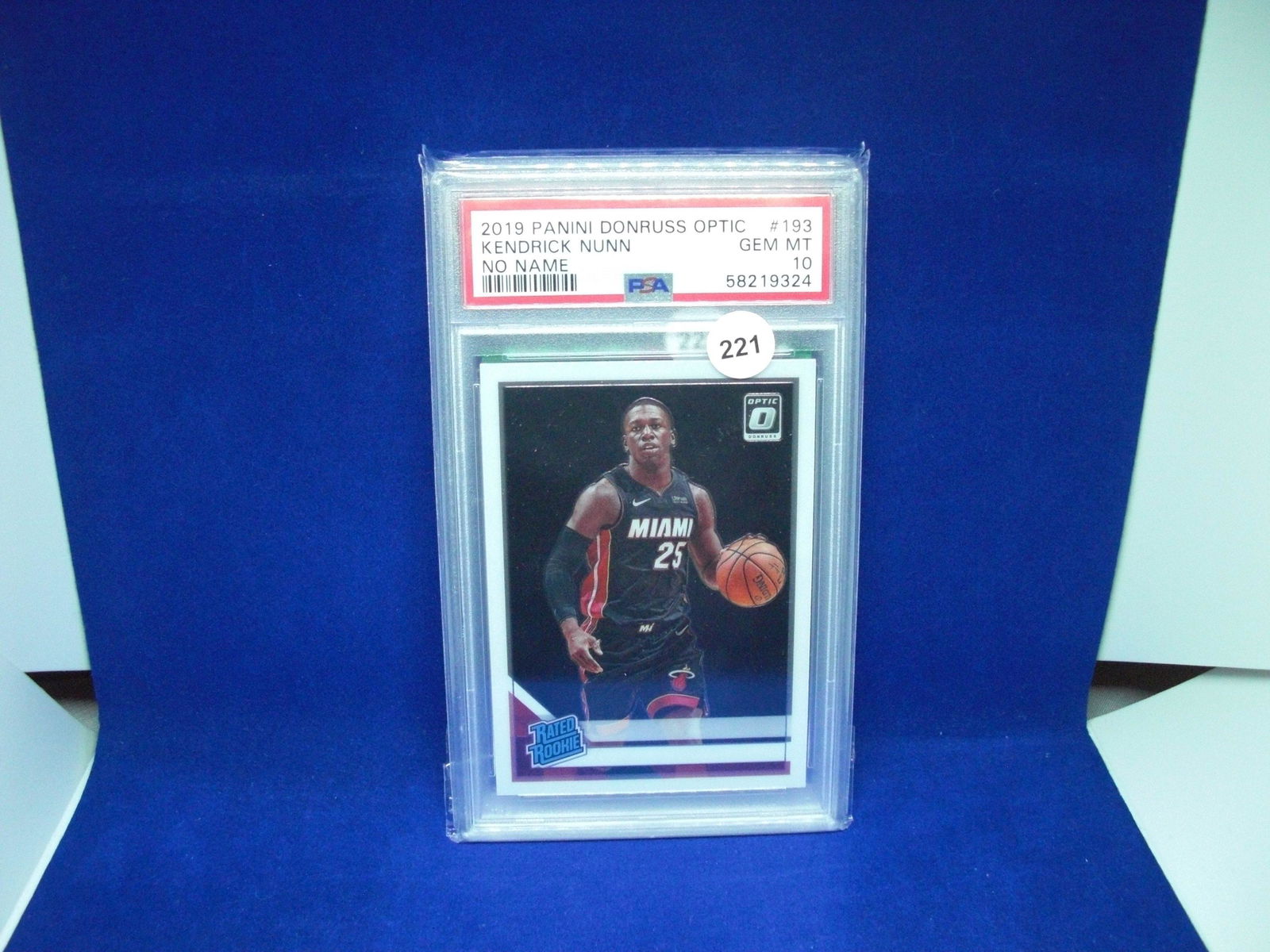 psa graded mint 10 kendrick nunn rookie (1 of 1)