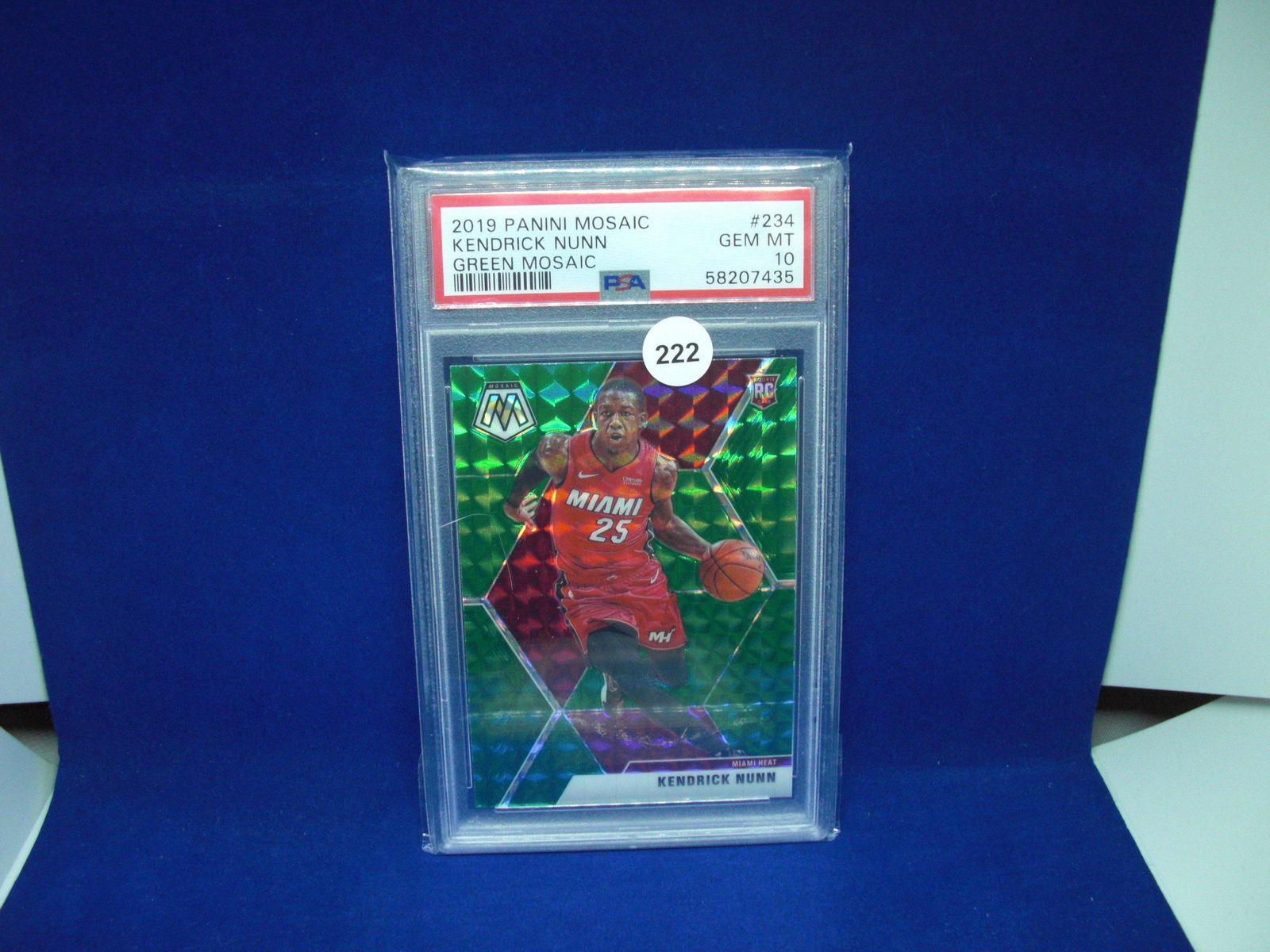 psa graded mint 10 kendrick nunn rookie green (1 of 1)