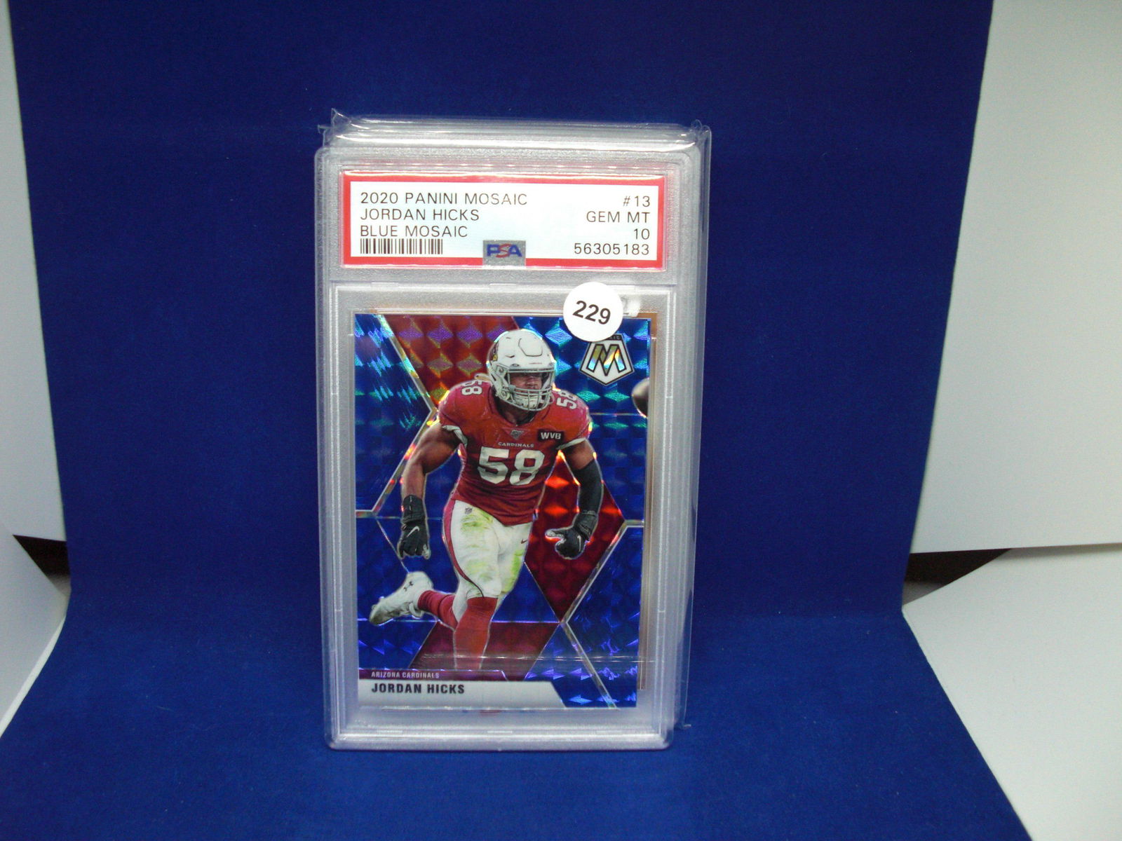 psa graded mint 10 blue mosaic jordan hicks (1 of 1)